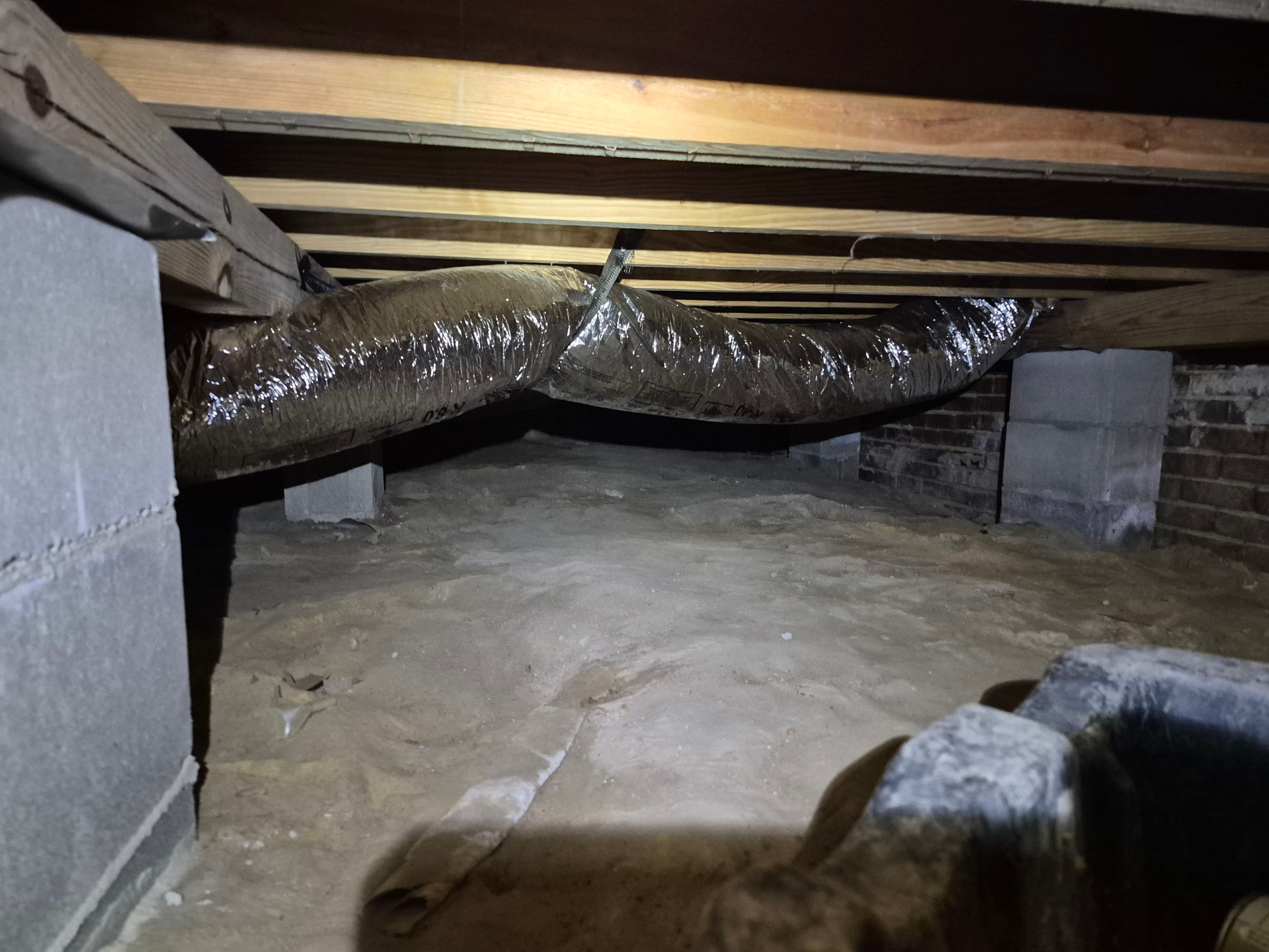Project in Chesapeake by Patriot Crawl Space Repairs