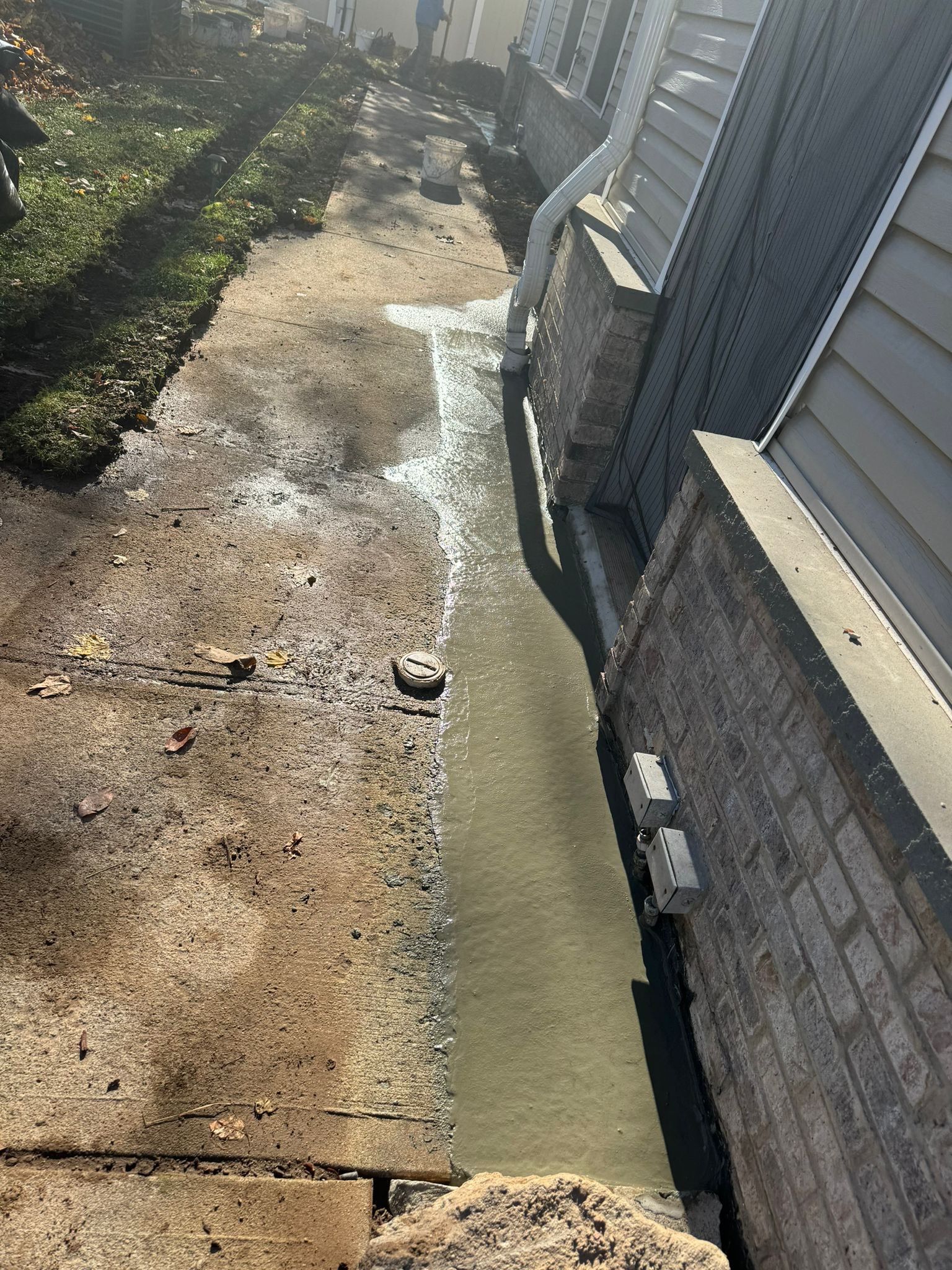 Exterior Spee-D Drain and Waterproofing by Pure Service Pro, LLC 