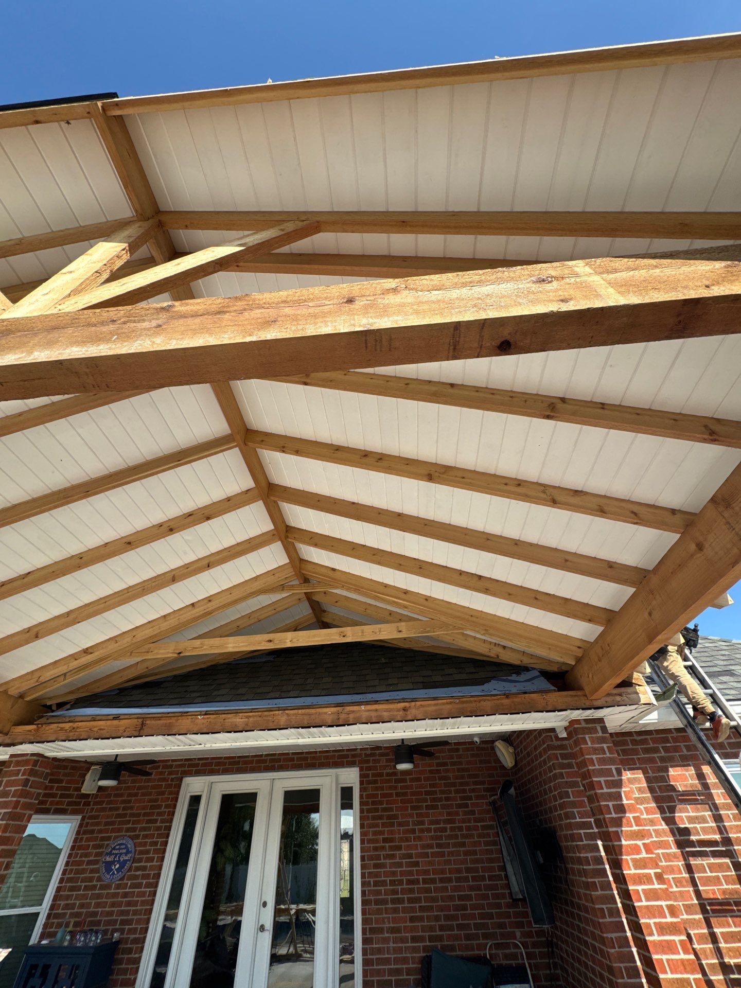 HDS Contractors - Concrete Patio and Cedar Cover in Belle Chasse by HDS Contractors