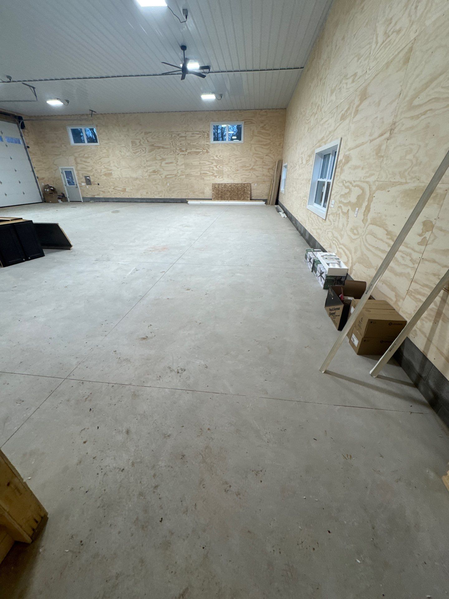 Pole Barn Concrete Polish! by Gordon Painting