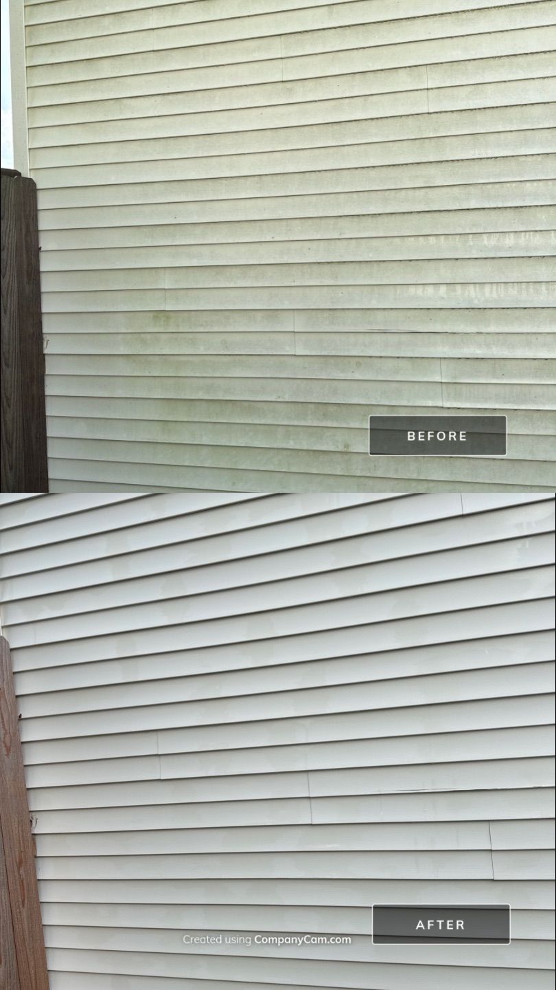 Project in McHenry by Simmons Power & Soft Washing