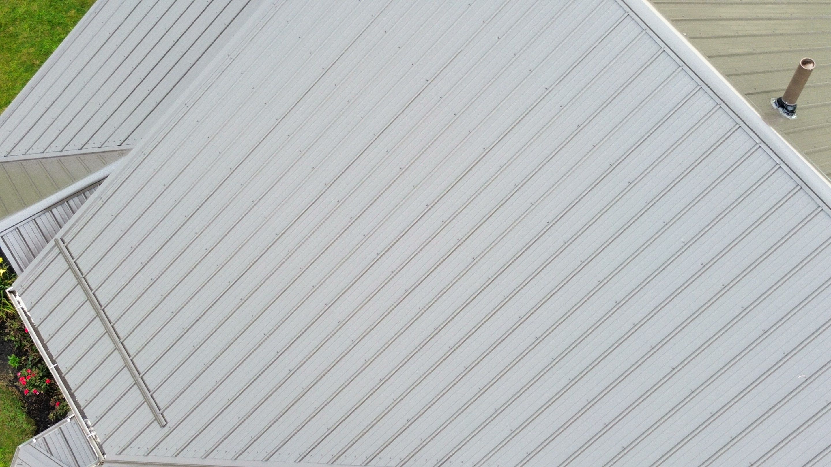 Residential Roofing Installation using Performance Panel Metal - Burnished Slate by RoofX 