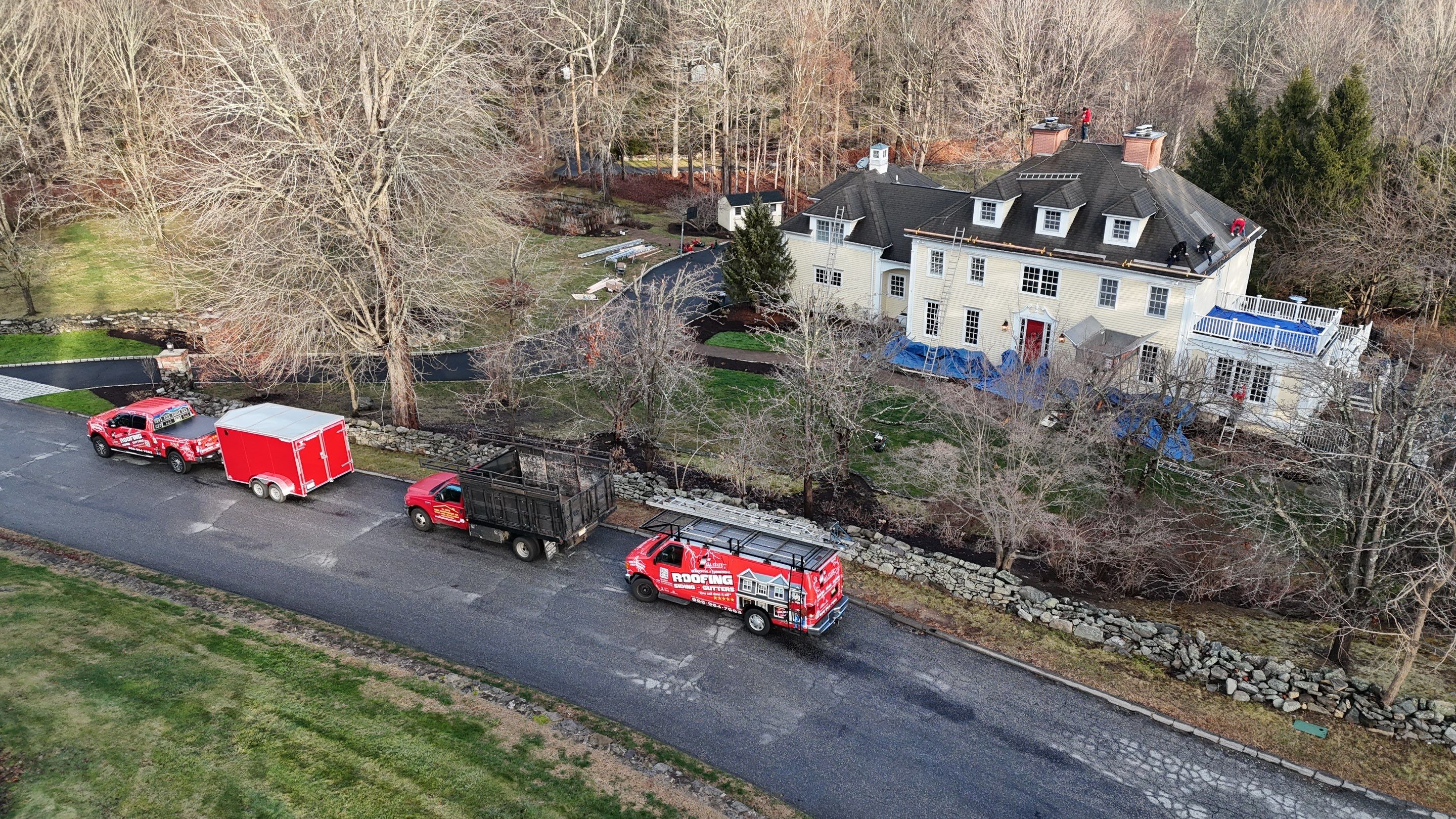 Roof & Gutter Project in Chappaqua, NY by All State Home Improvement Inc.