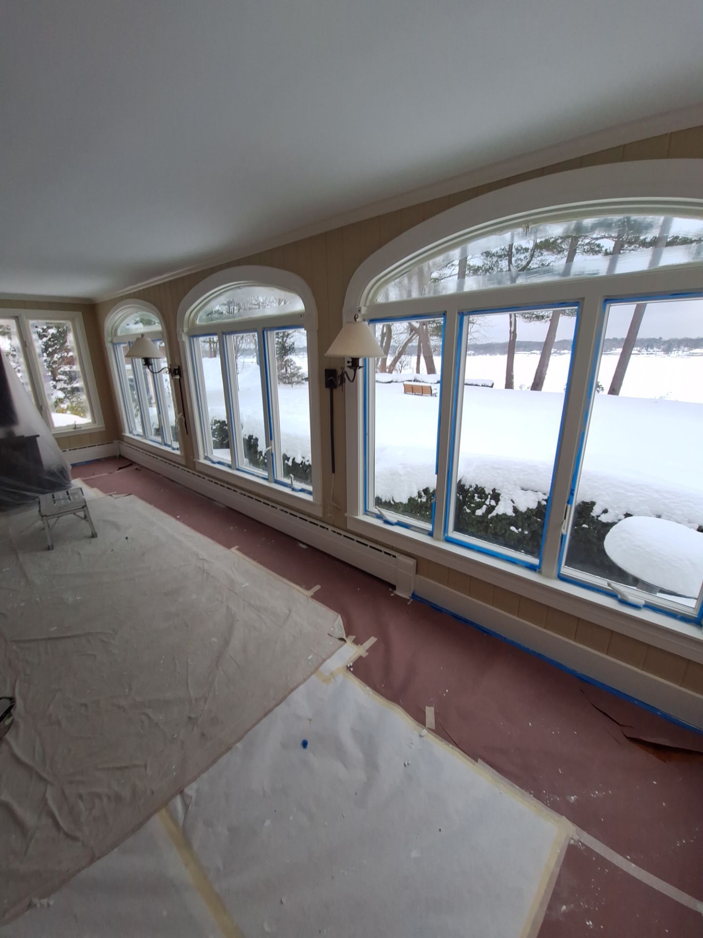 Comprehensive Interior Painting and Drywall Repairs for a North Muskegon Residence by Gordon Painting