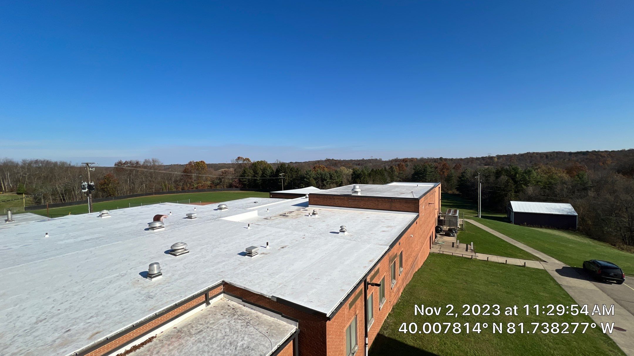 John Glenn High school Roof Install by Gold Star Roofing LLC 