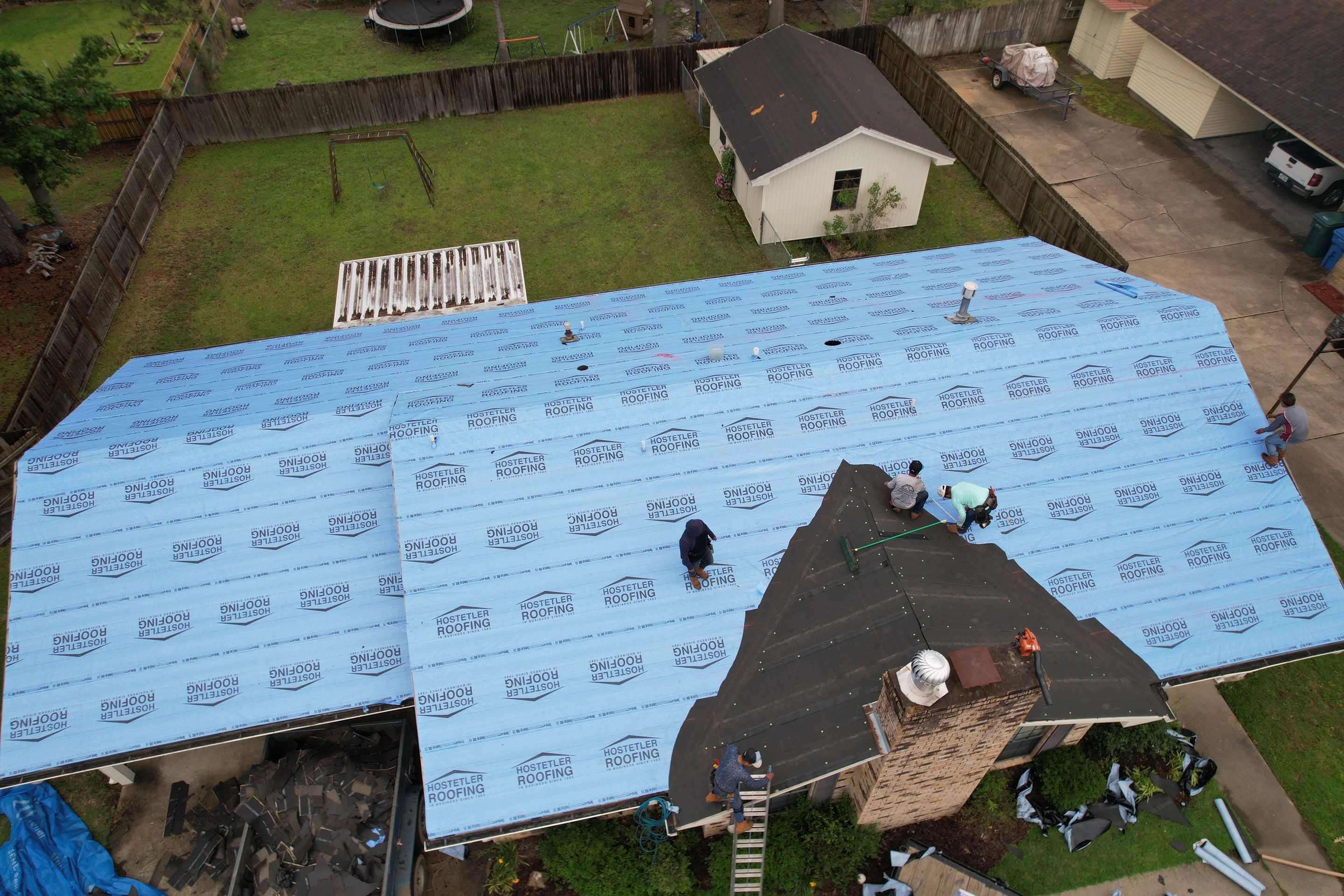 Residential Shingle Reroof using Malarkey Vista by Hostetler Roofing