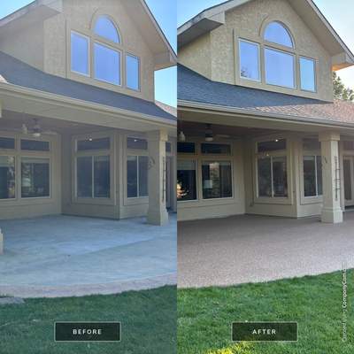 Refreshed and Resurfaced Patio for Bruce