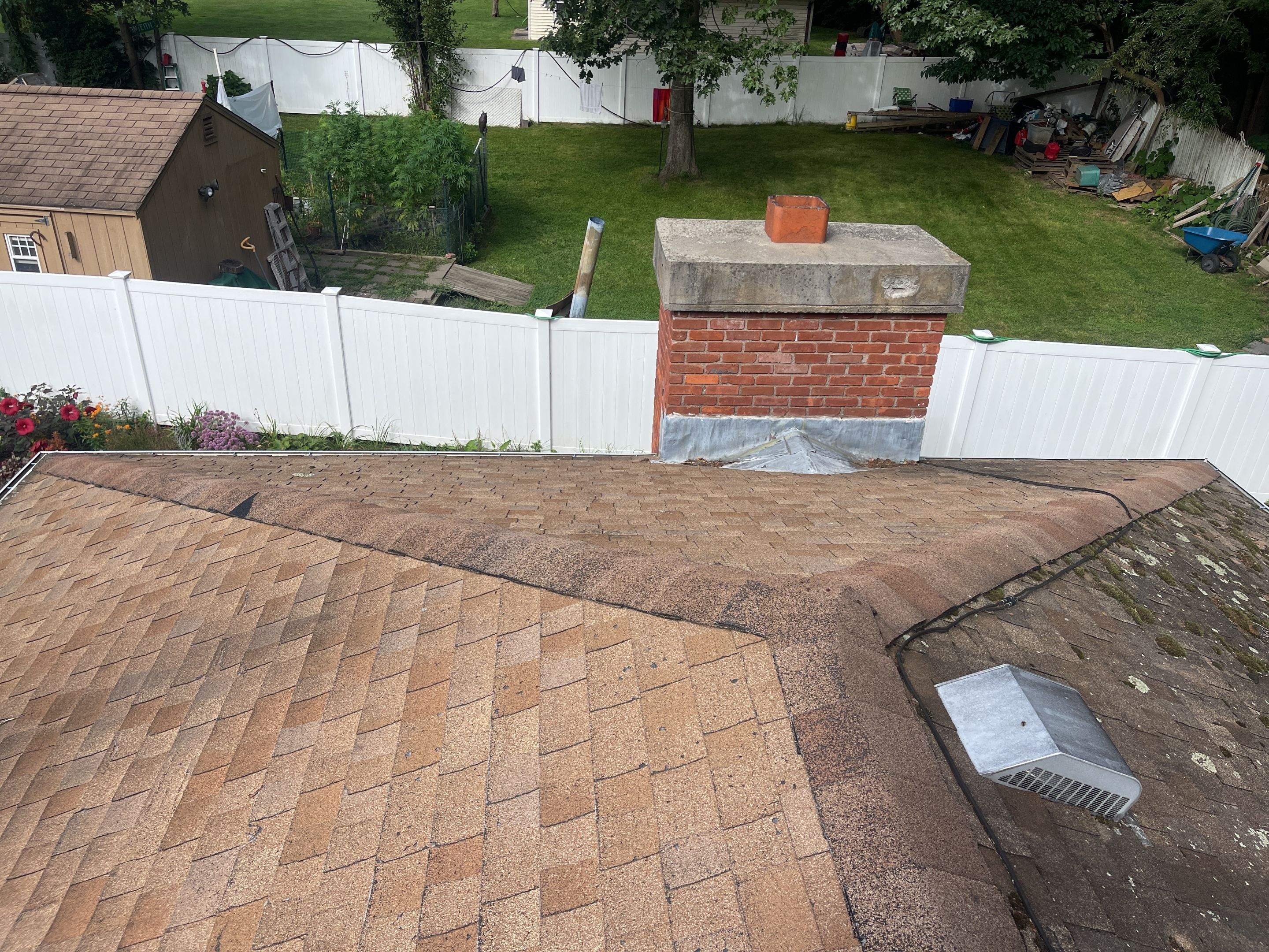 Residential Roofing Installation using Owens Corning Duration Teak by A Plus Exterior