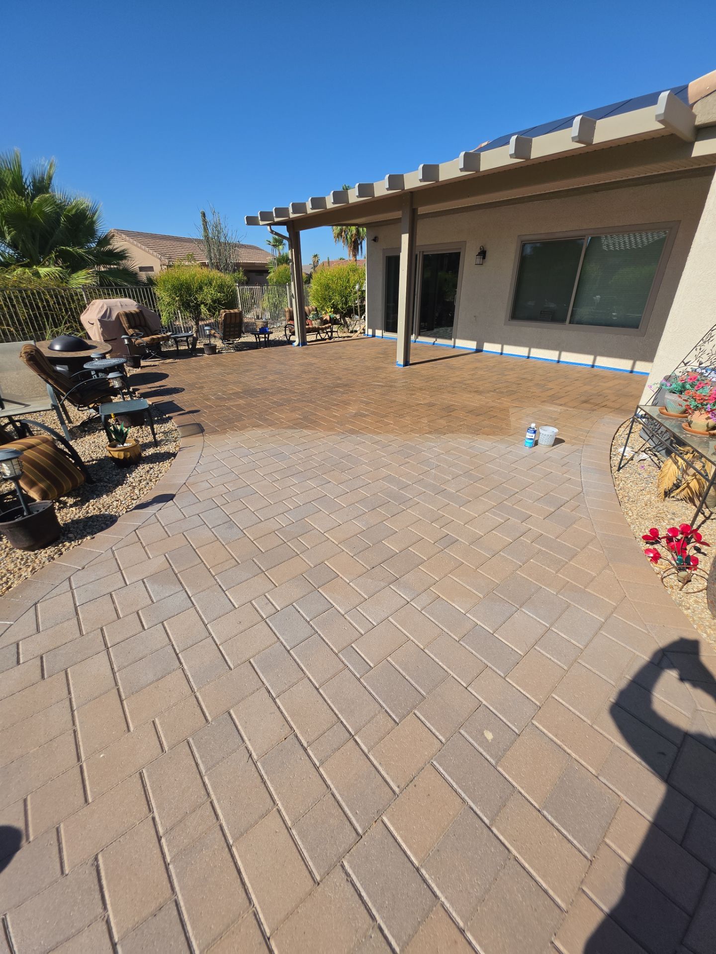 Driveway Paver Sealing in Sun City Grand | Surprise, AZ by Patriot Power Washing & Sanitation