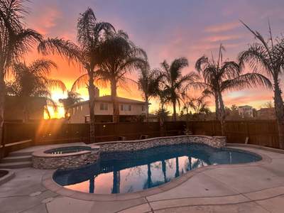 Freeform pool and spa