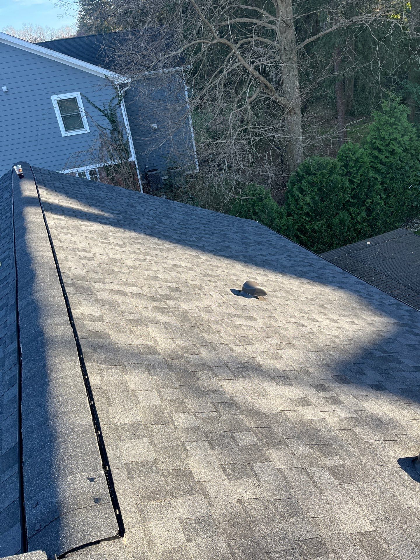 Arlington CertainTeed Landmark Pro Roof in Max Def Moire Black by RM Banning, Inc.