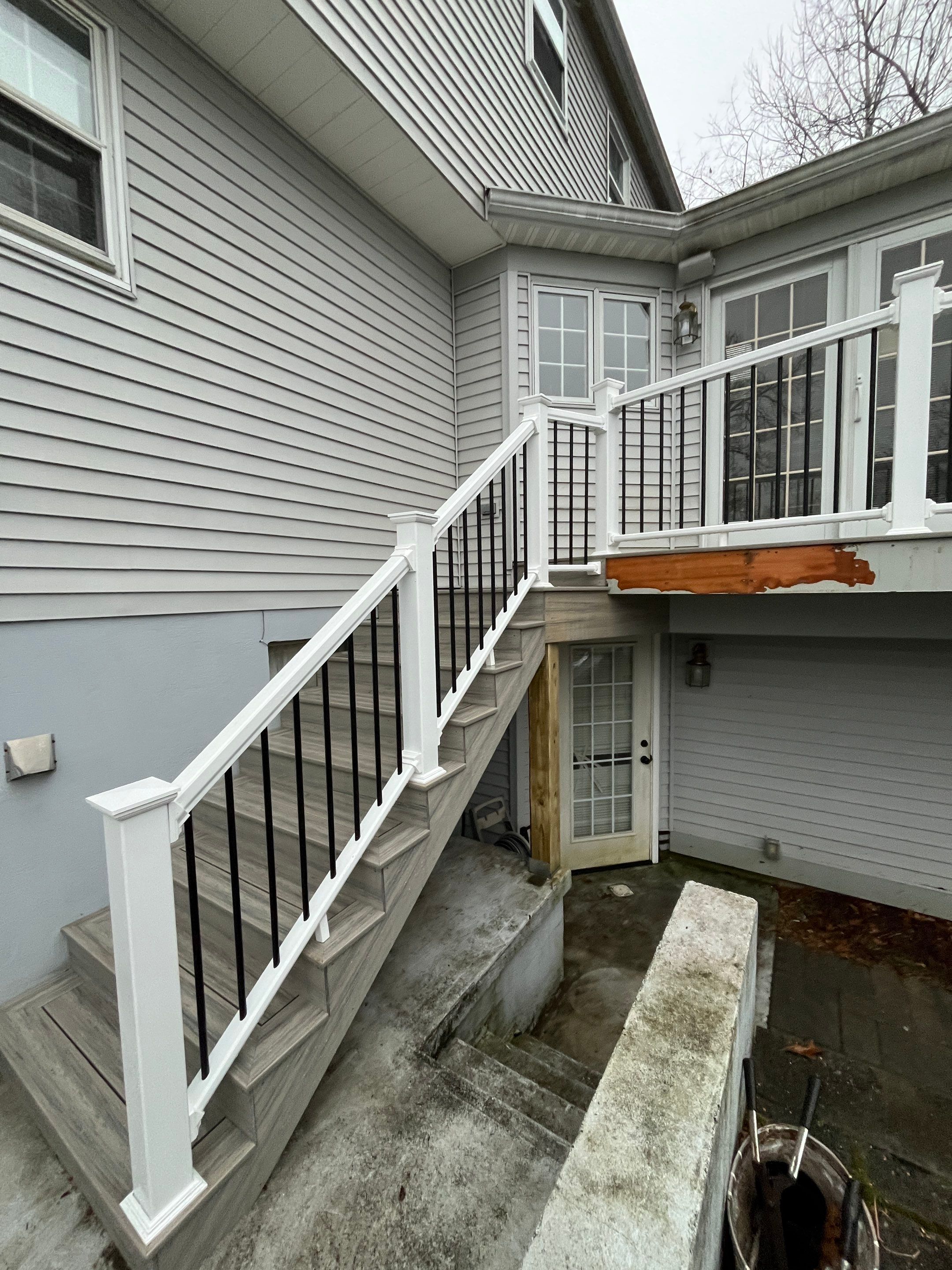 Custom deck using Deckorators by Burke Home Services