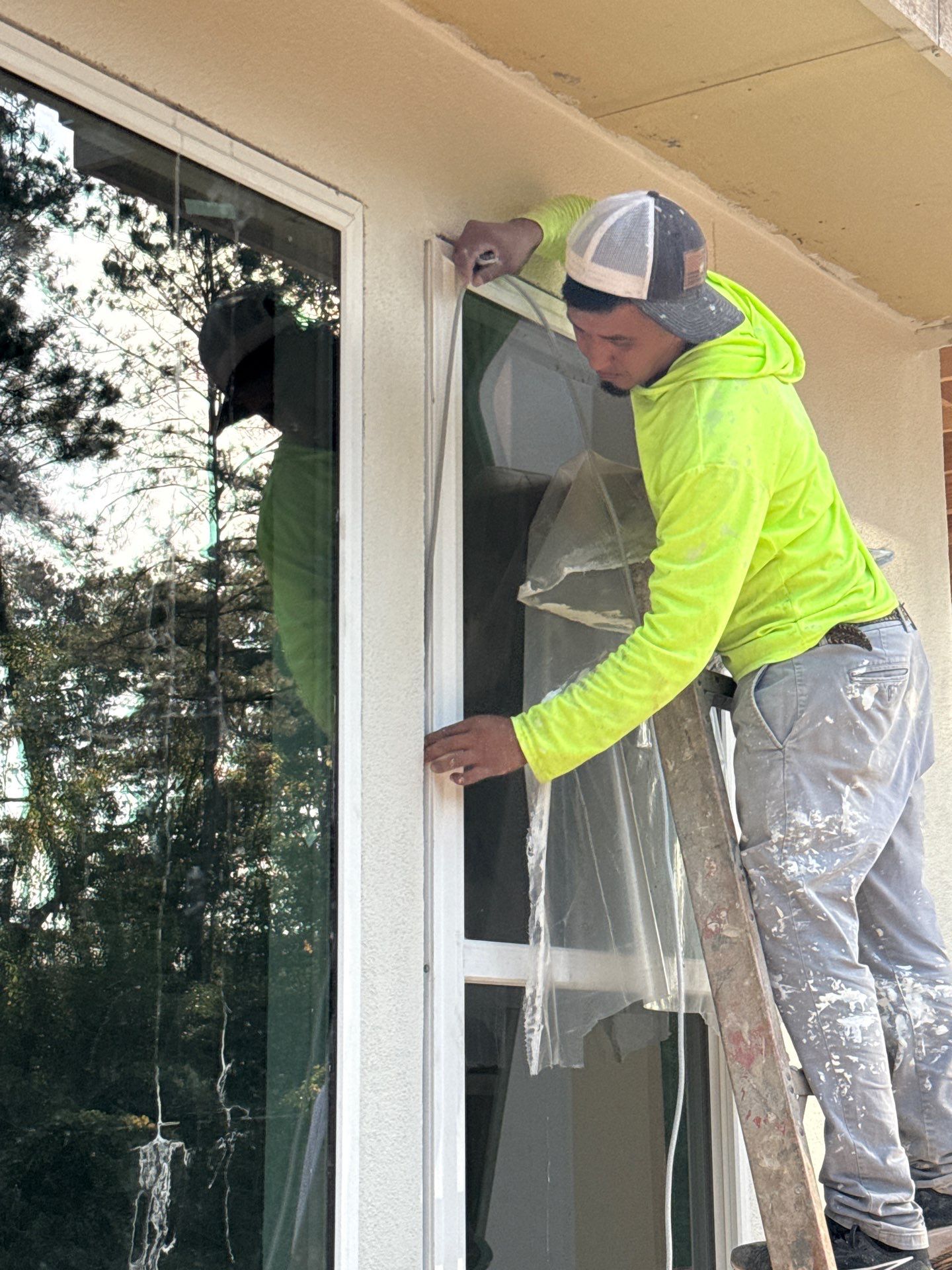 Pre-Landscape Precision: Stucco Finish with Backer Rod Detail by Apex Conventional Stucco Llc