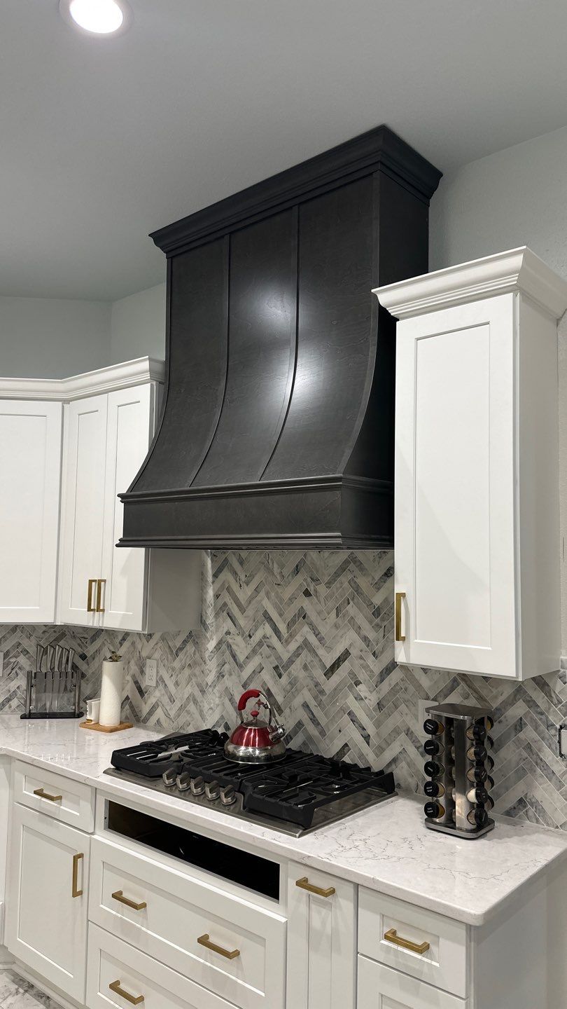 Luxury White Kitchen Remodel in The Dominion Featuring Custom Cabinetry and Marble Finishes by Legacy Bath and Kitchen