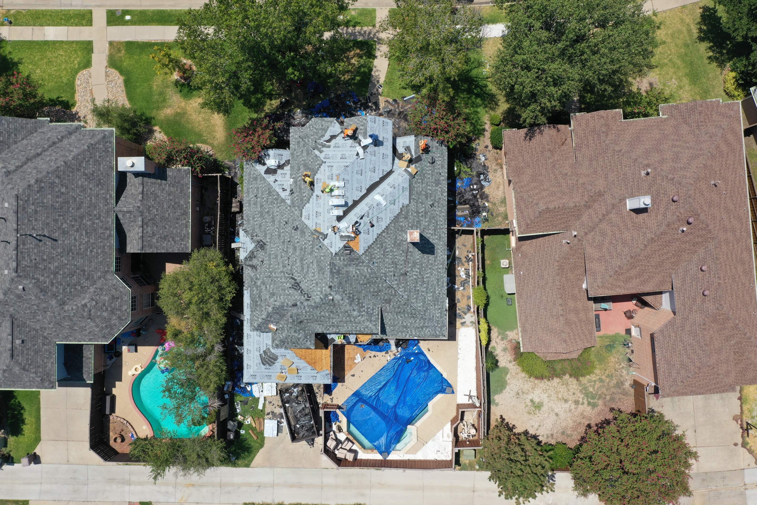Residential Roofing Installation using IKO Dysnasty Class3 Summit Gray by Eminent Roofing & Auto Hail Repair