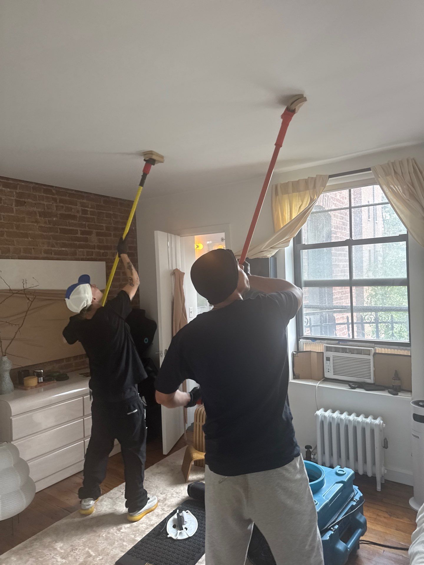 Fire Damage Restoration and Ceiling Repair in Brooklyn Apartment by Newhouse Restoration