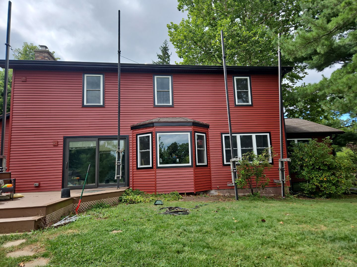 Vinyl Window & Siding Project in rand Ledge by 42 North Construction, LLC.