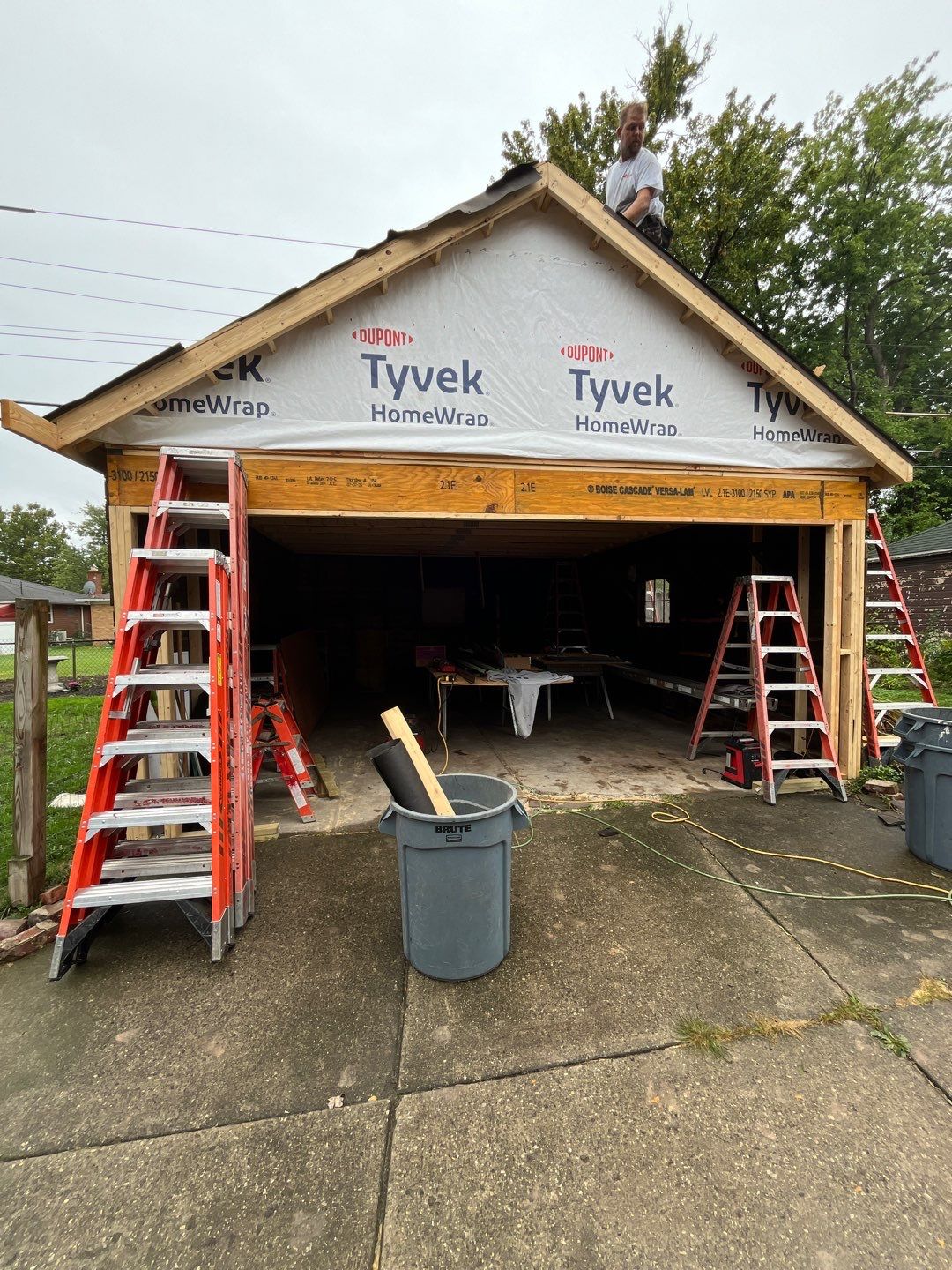Garage Roof by Ivy Lea Construction