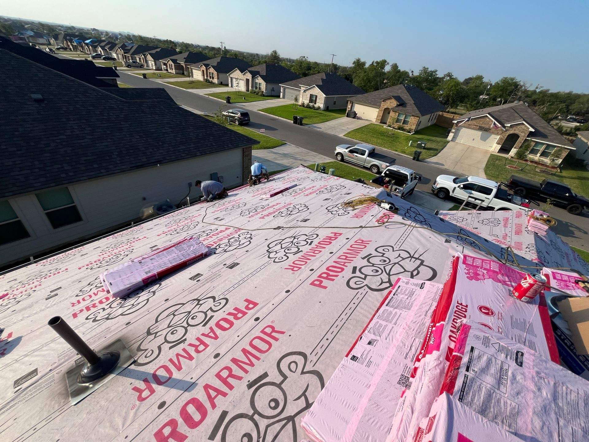 Residential Roofing Installation using Owens Corning Oakridge by Kstylez Roofing & Construction