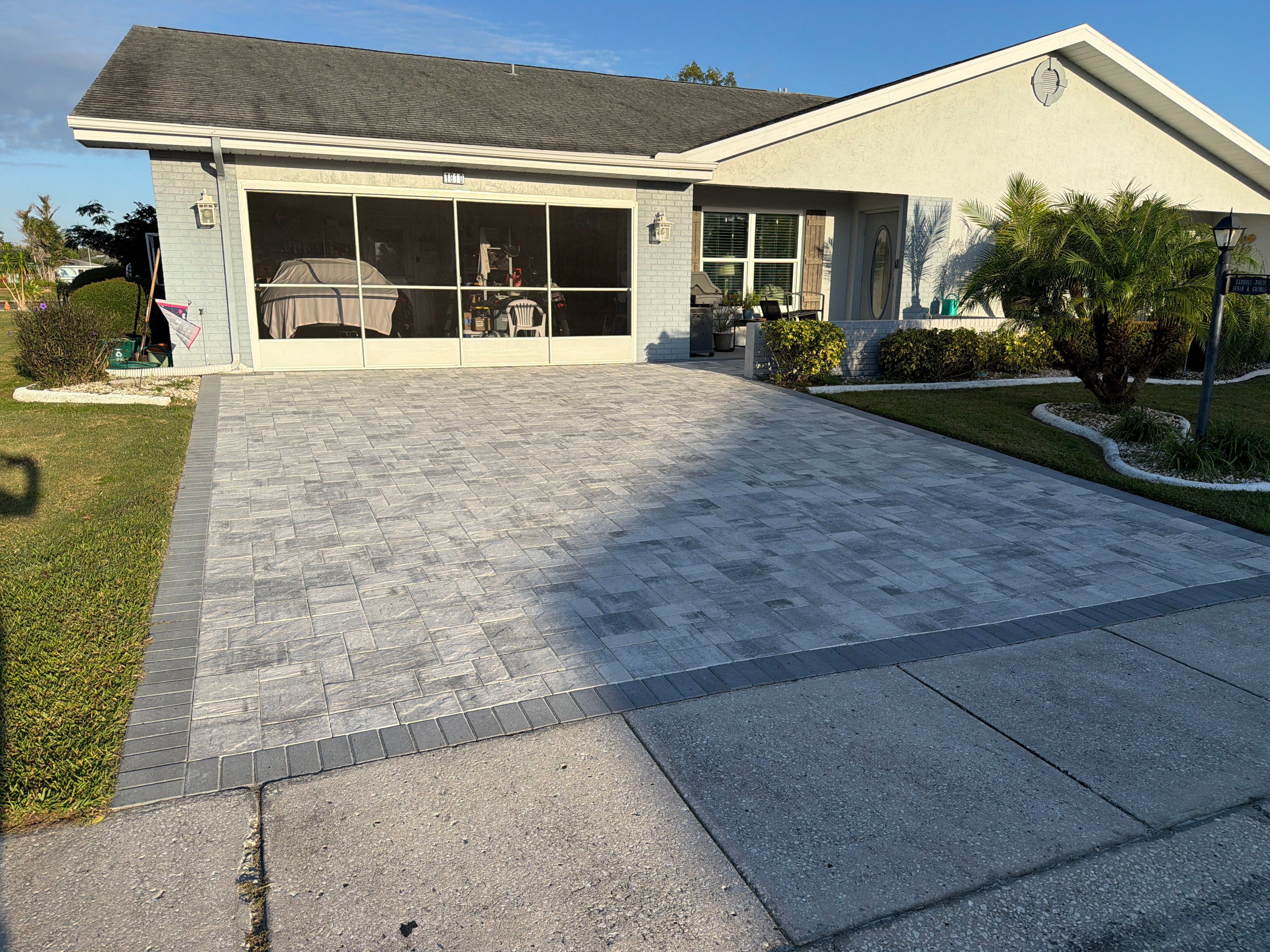 Sun City Center Paver Driveway and Porch Sealing by Supreme Paver Experts