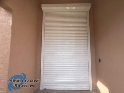 Rolling Shutter in White by Smart Guard Shutters
