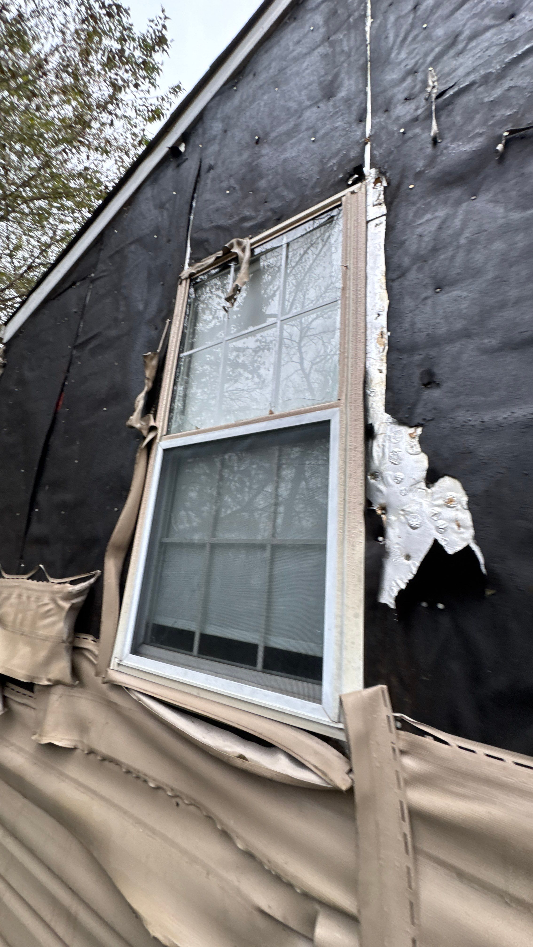 Fire-Damage Exterior Restoration – Siding, WRB, Insulation & Windows - Fairview Heights, IL by Legendary Services Company LLC.