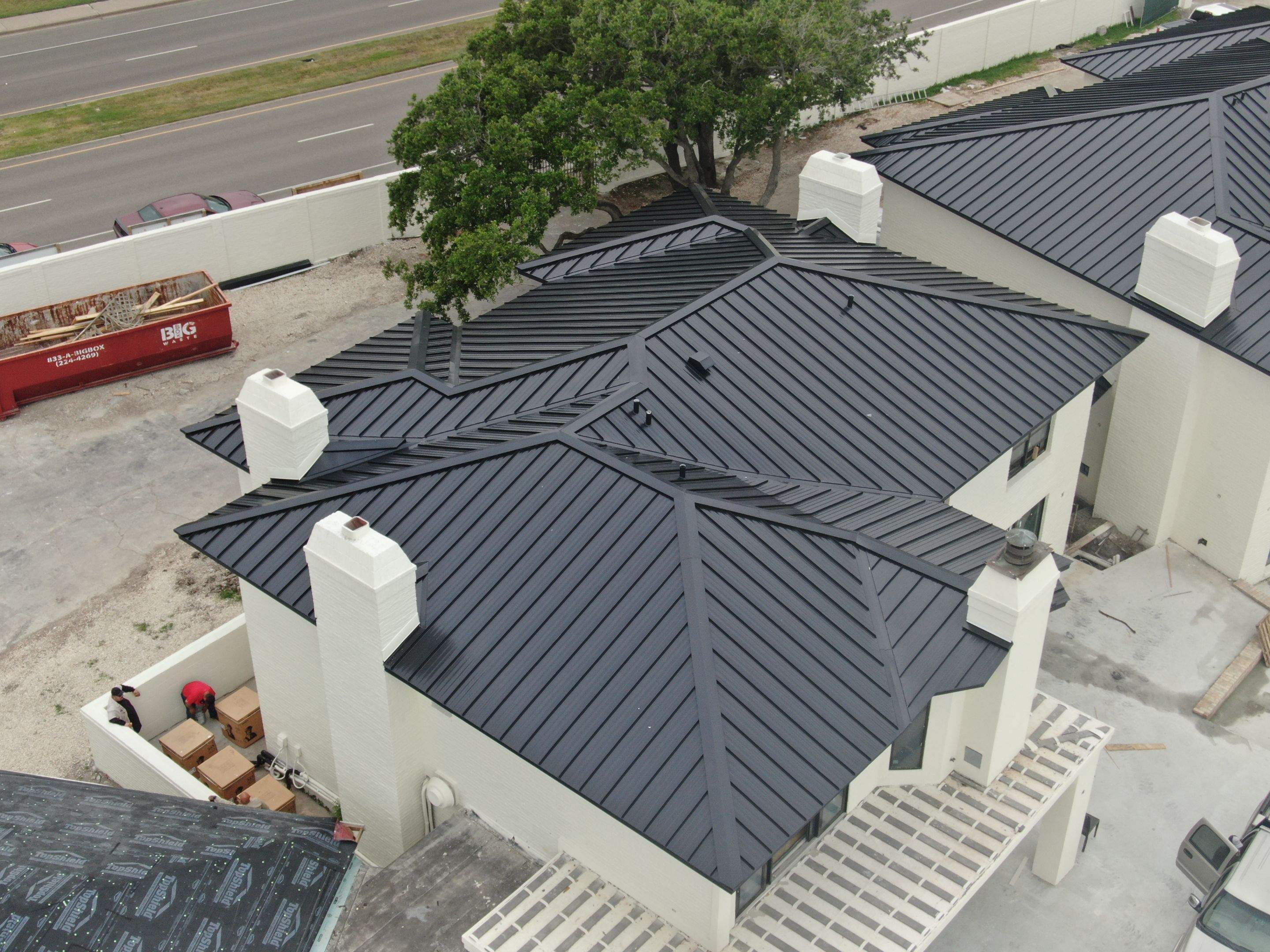 Megalodon Metal Roof on Corpus Bay by Bayfront Roofing and Construction