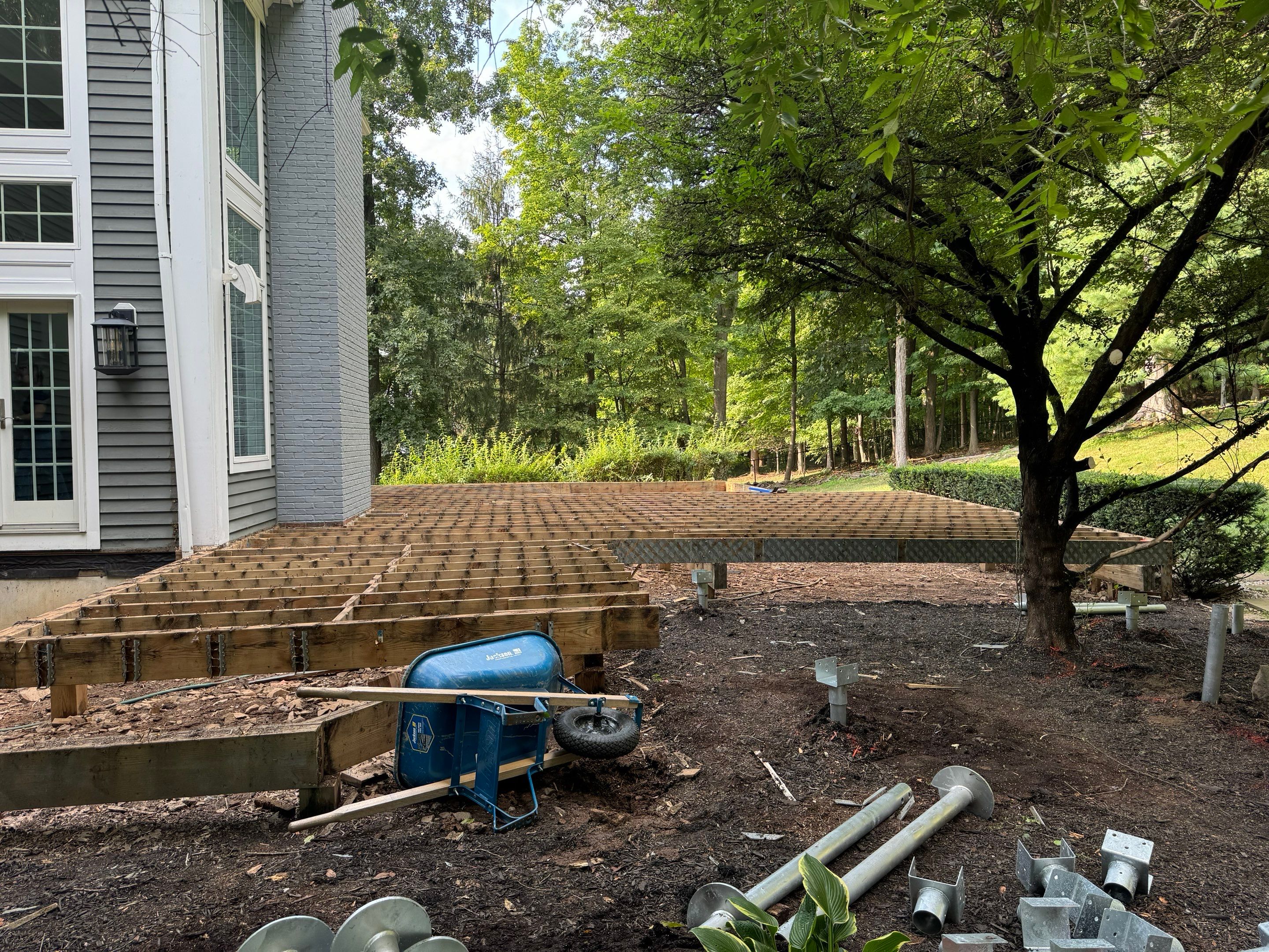Deck Resurface with Gazebo and Bench by deck guardian
