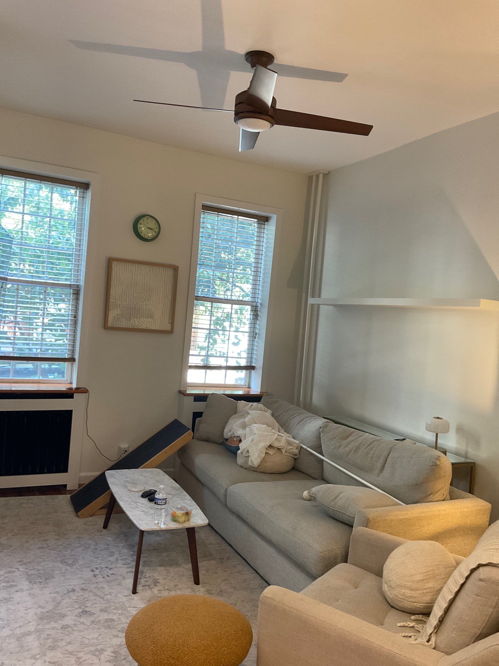 Living Room Transformation in South Philadelphia by Groovy Hues