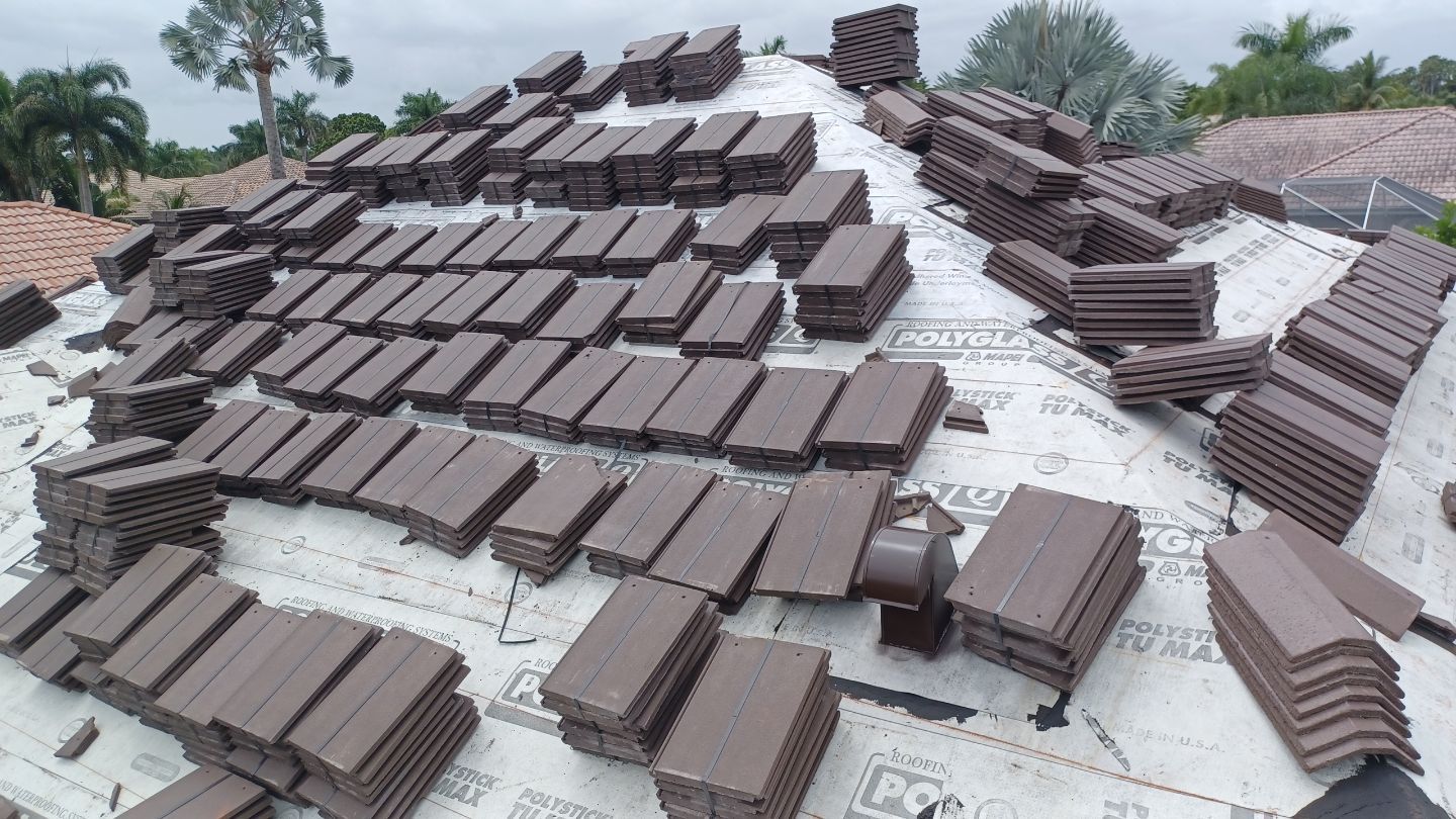 Residential Roofing Installation using Eagle Roofing Tile by BLUES BROTHERS ROOFING
