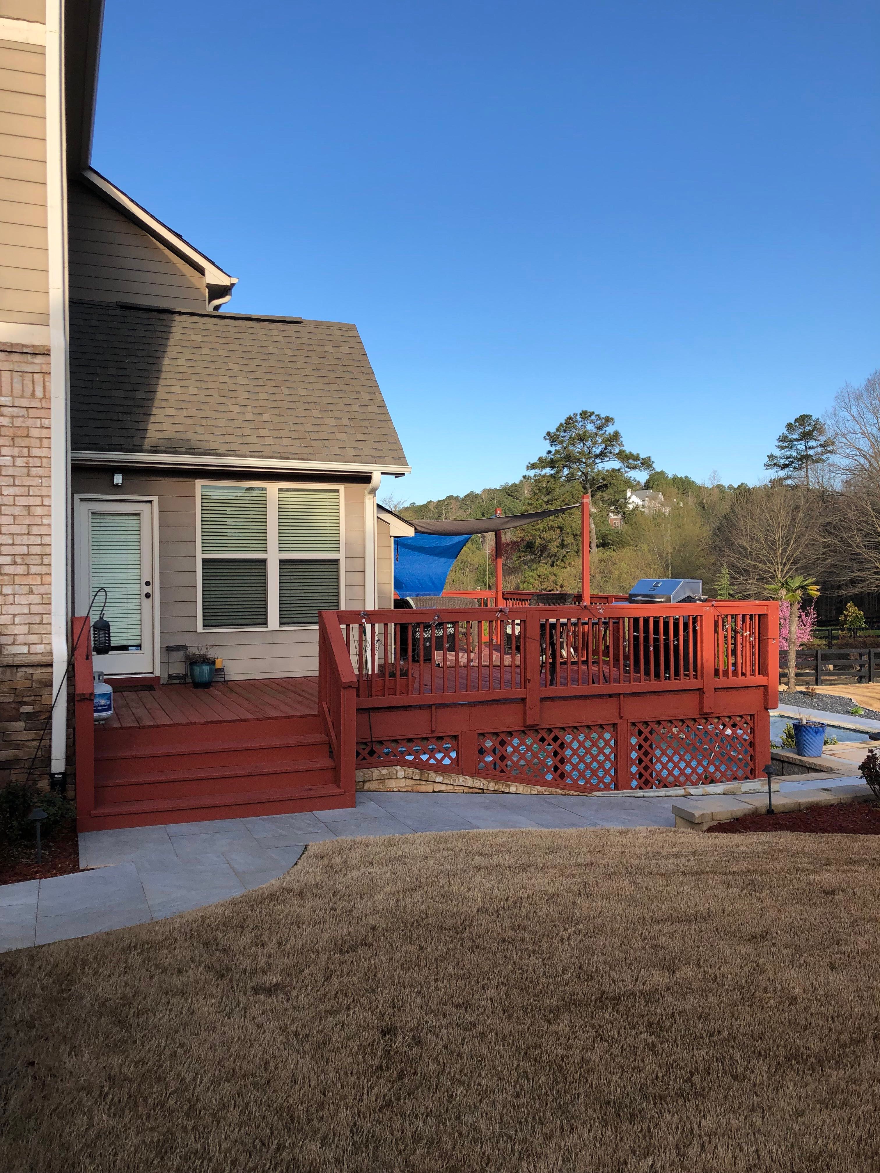 Composite Deck Installation and Railing Upgrade in Woodstock, Georgia by Swift Home Renovations