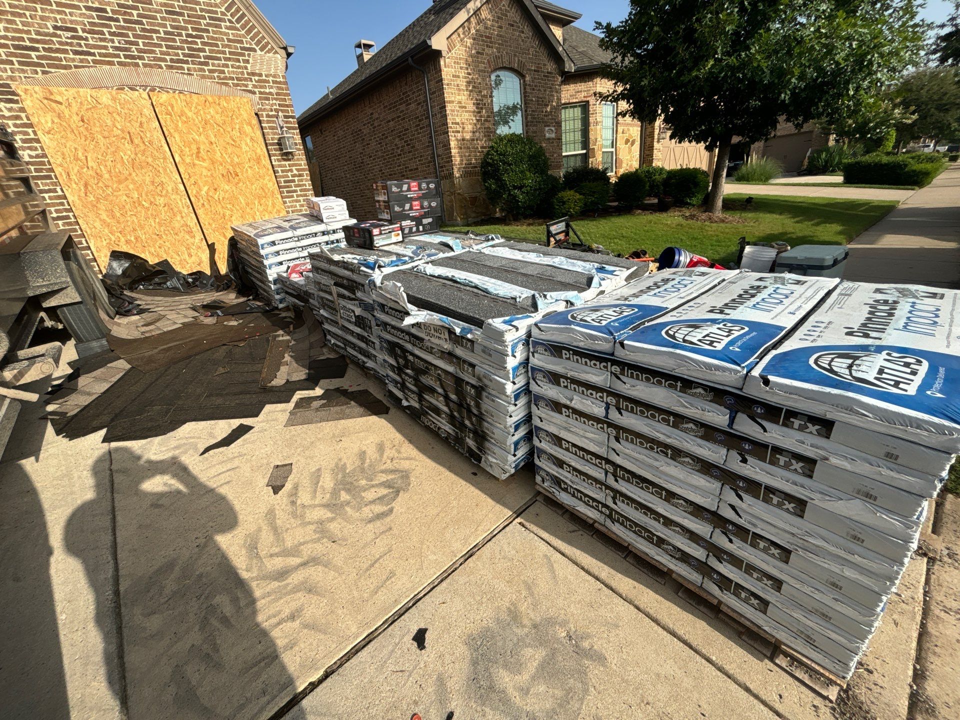 Residential Roofing Installation using Atlas Pinnacle Impact by Lighthouse Contractors