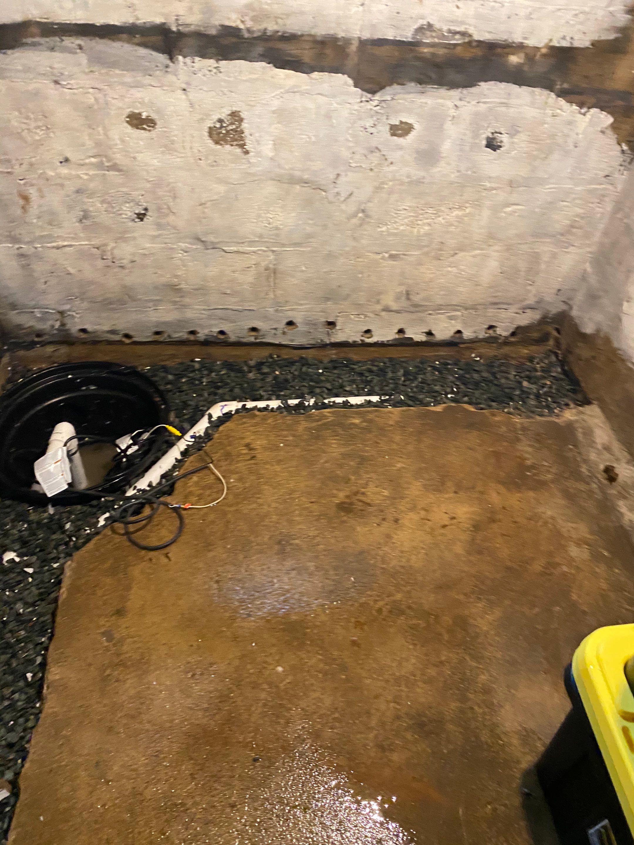 Interior French Drain Job in Lyndhurst, NJ by Pure Service Pro, LLC 