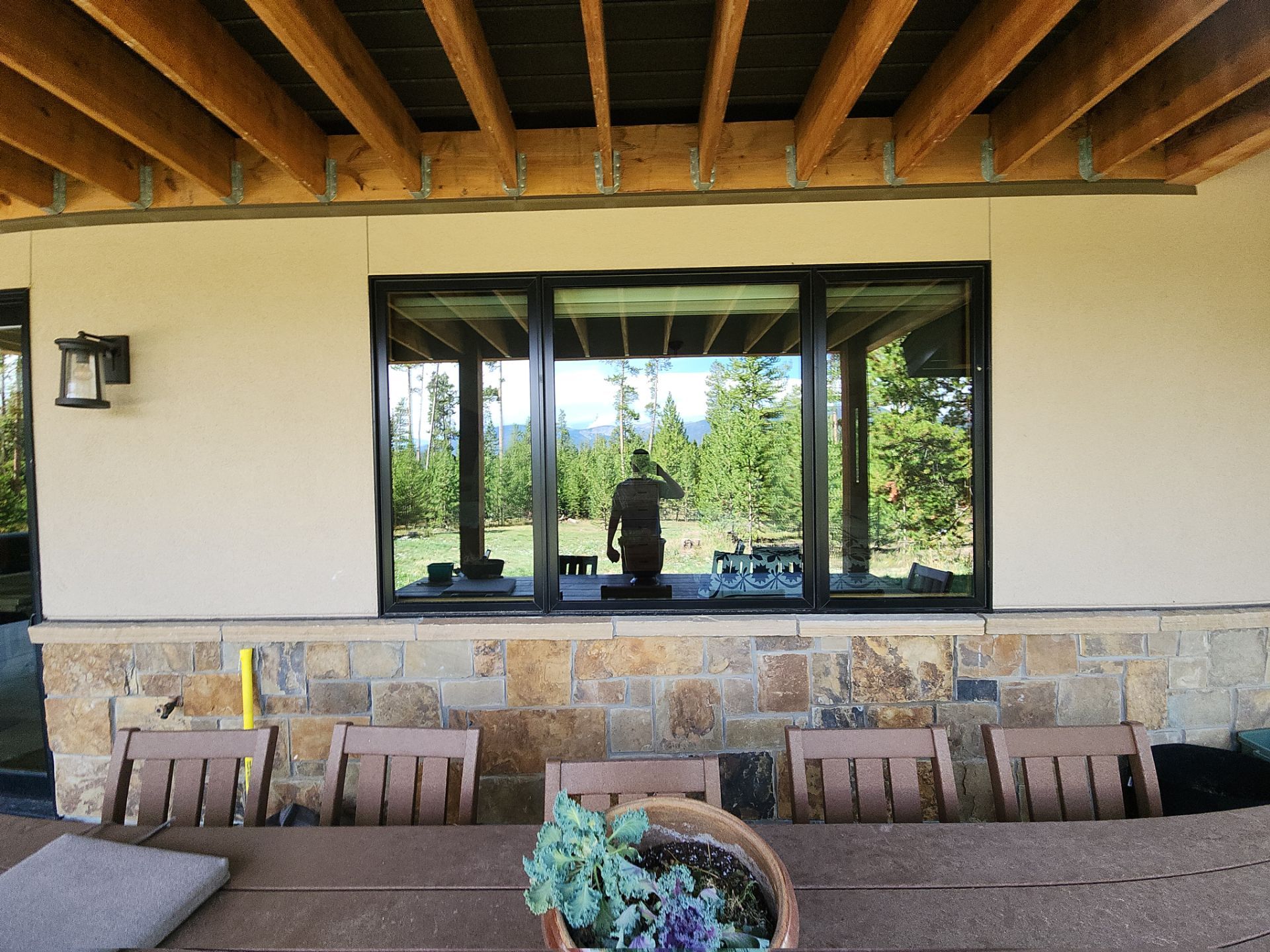 Window Washing using Ninja Scrubbers by Wheatley Creek Services