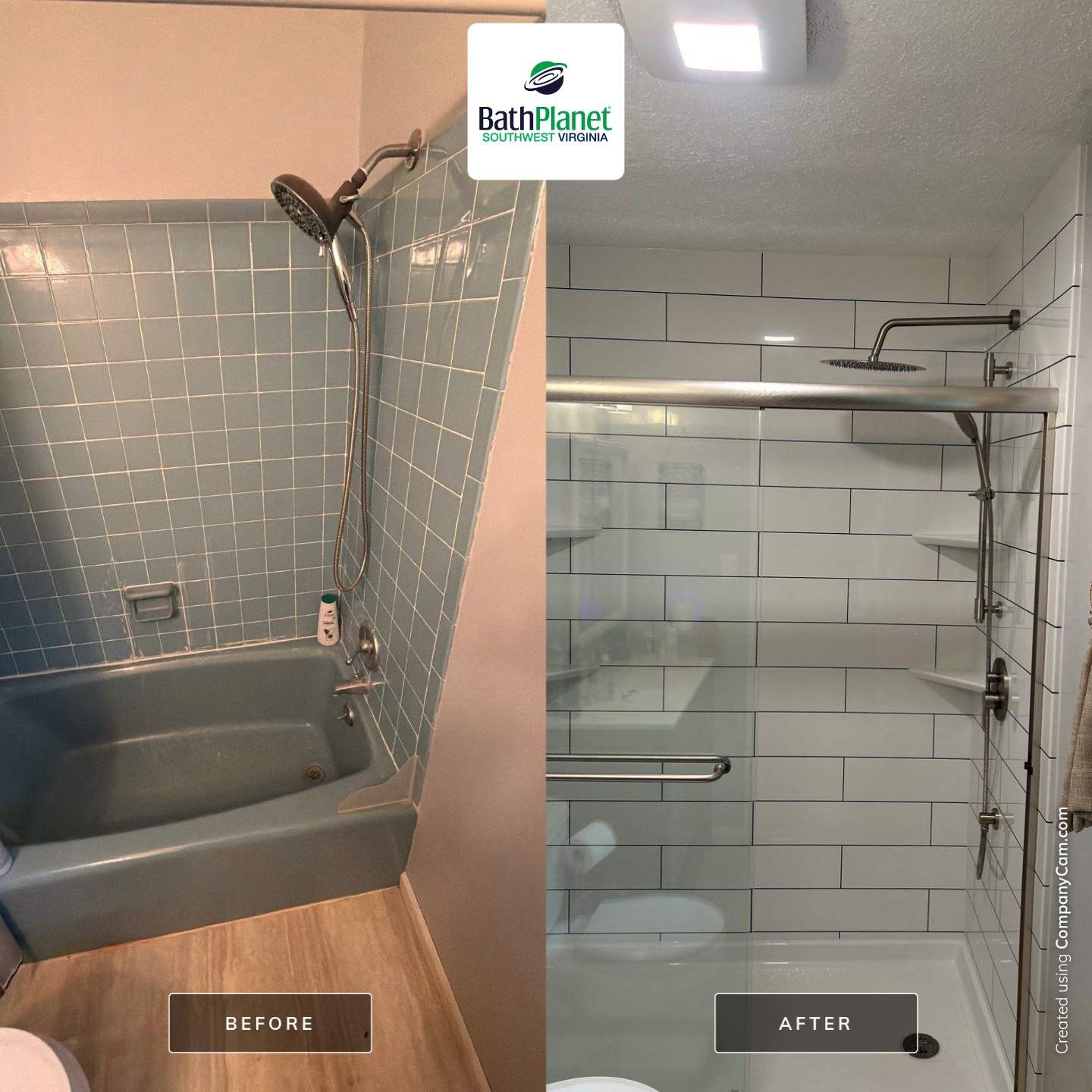 Tub to Shower by BathPlanet SW Virginia