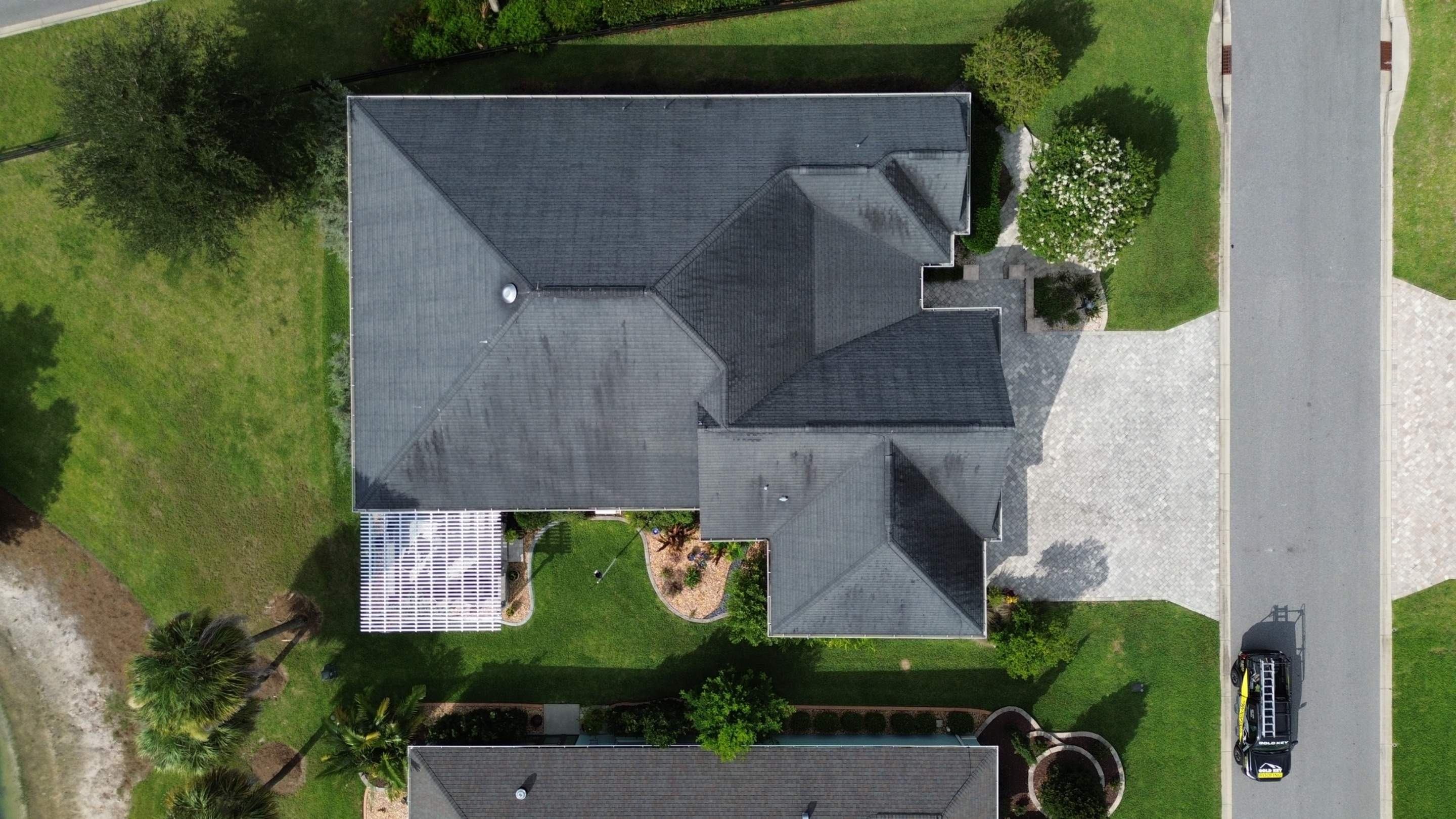 Before and After Shingle to Metal Residential Reroof | The Villages Fl by Gold Key Roofing