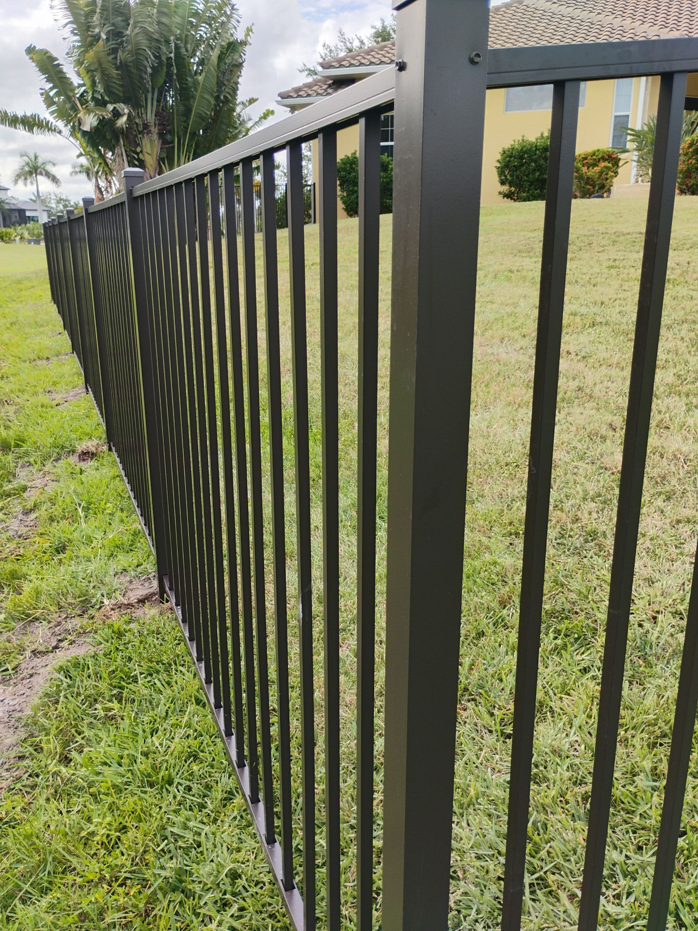 Bronze Aluminum Fence in Port Charlotte by True Fence LLC