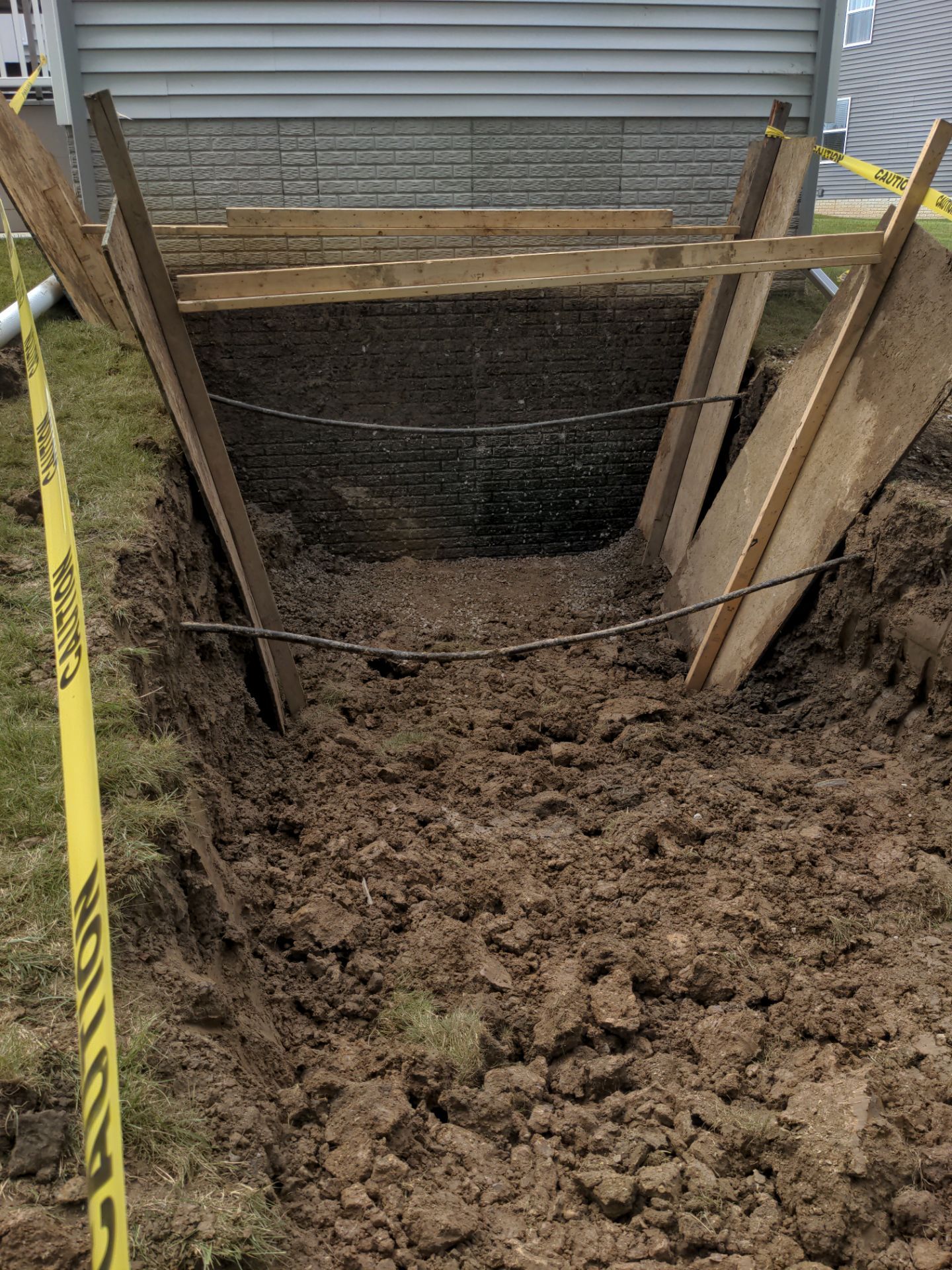 Egress Door Install using Egress Sliding Walk-Out Basement Door by Toledo Basement Repair
