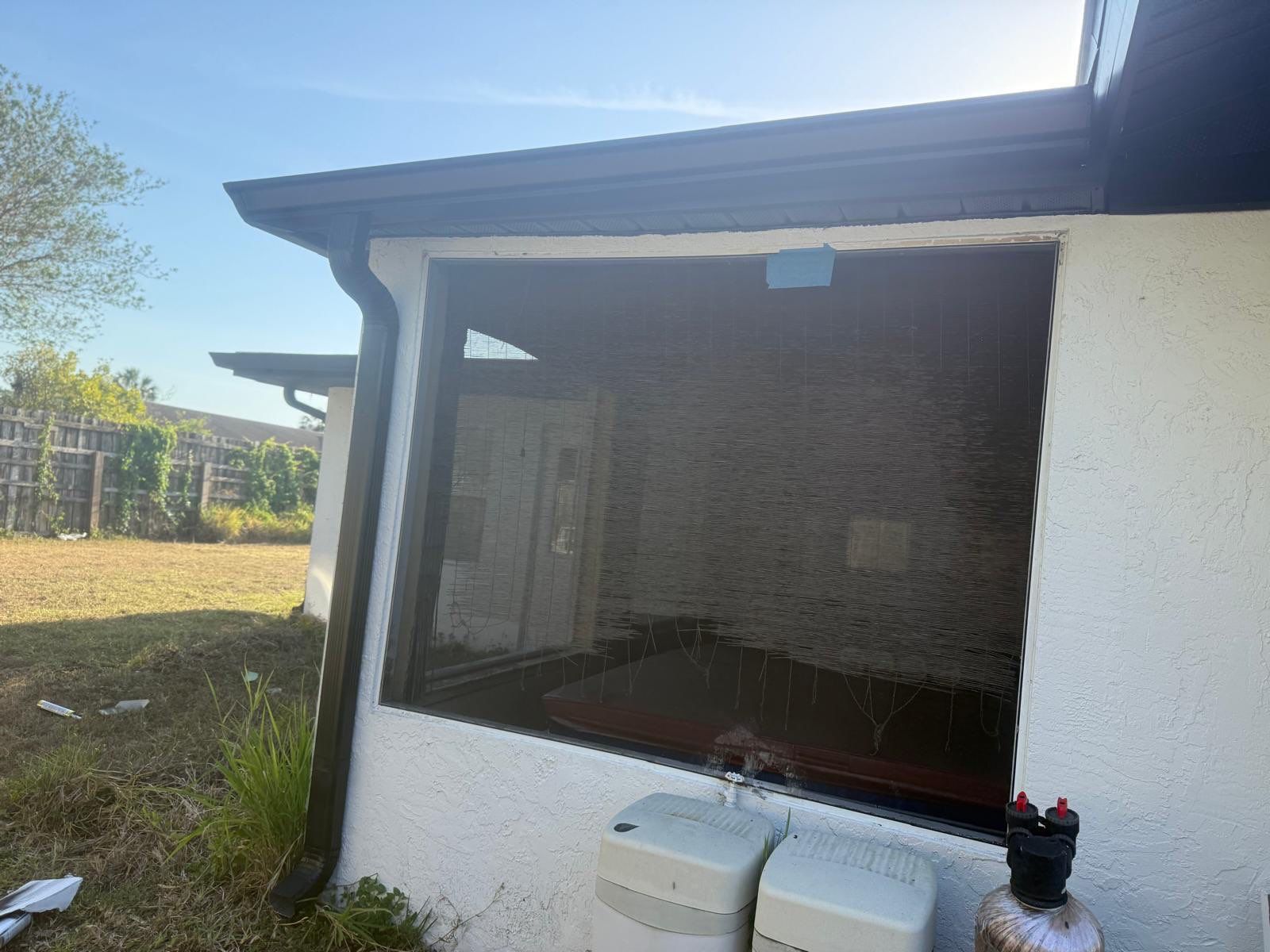 New Downspouts and Splash Guards in Sarasota FL by Gutter Professors