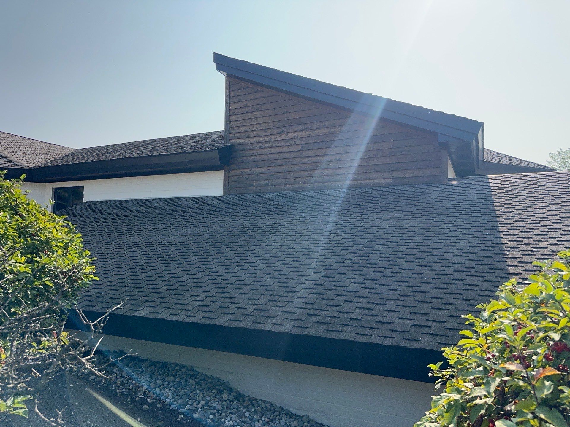 Black Frost Metal Shake Roof & Modern Exterior Renovation – Fort Wayne, IN by 4Ever Metal Roofing