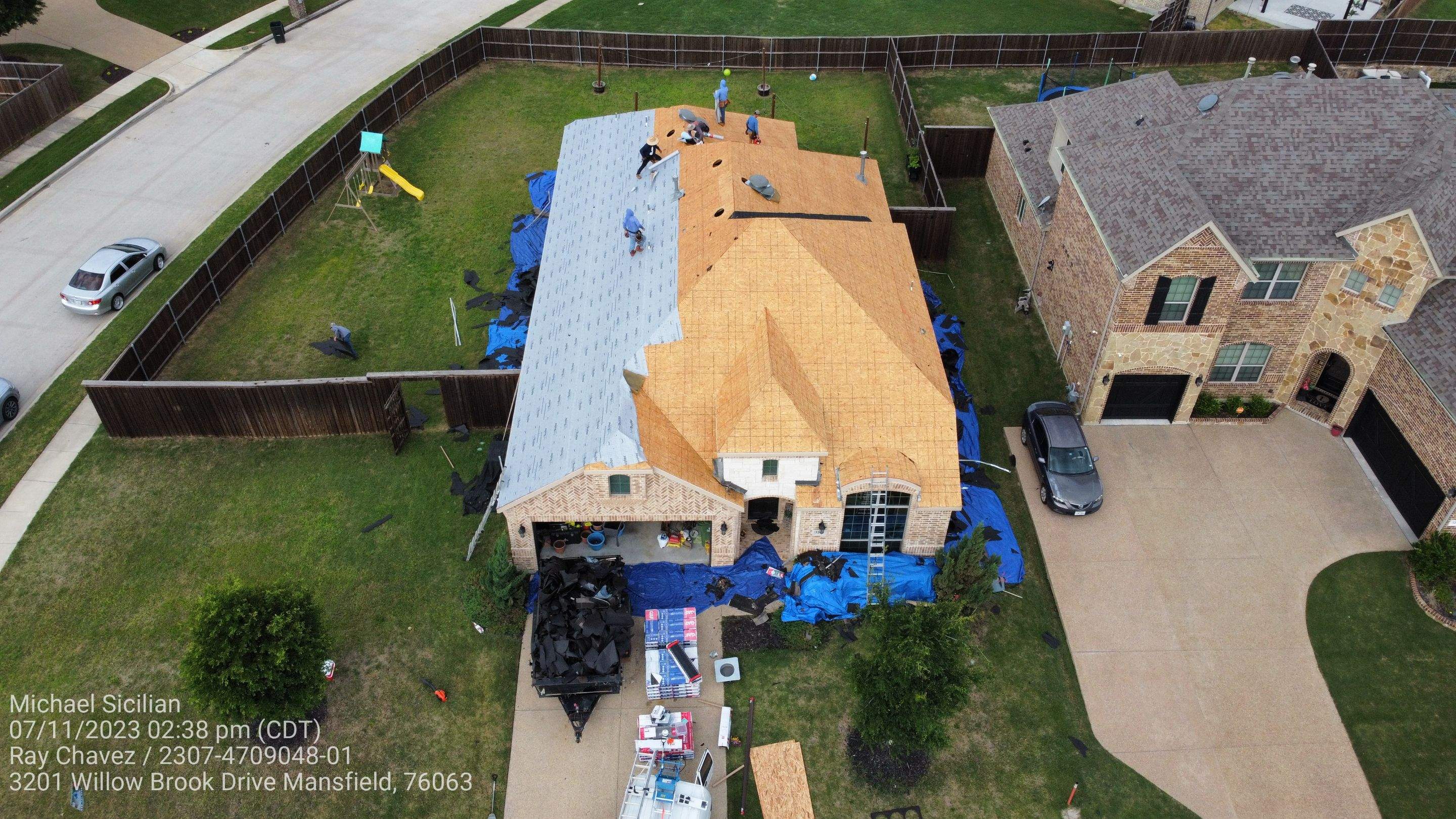 Project in Mansfield by Zeus Exteriors