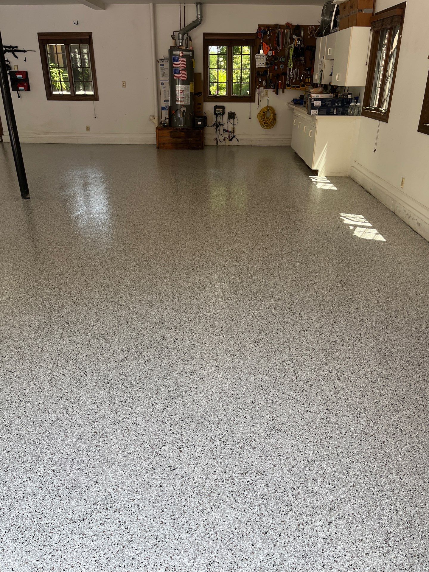 Garage Floor Coating using Coyote by My Garage Floor Guys