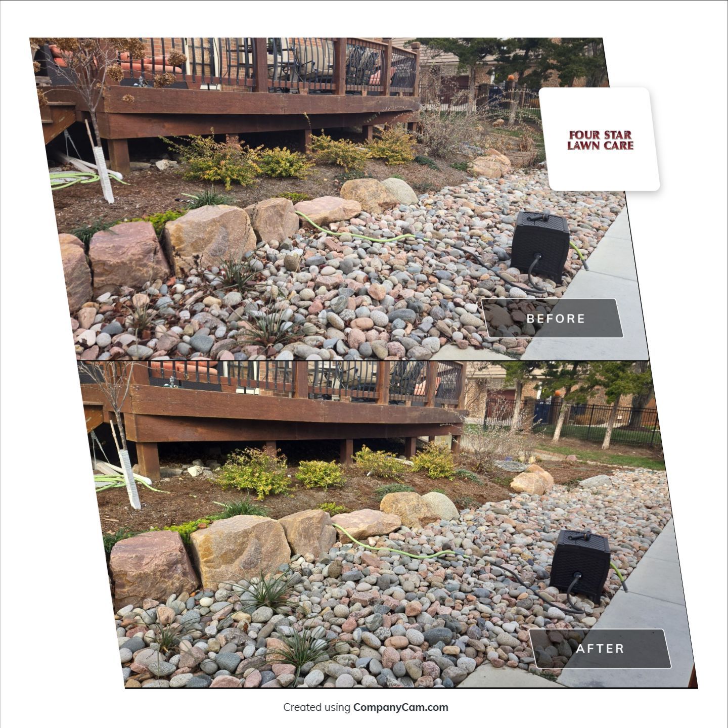 Project in Wichita by Four Star Lawn Care