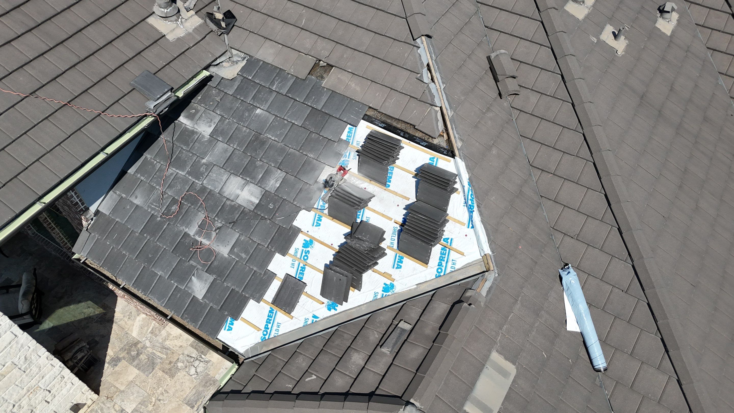 Saxony Tile Repair in Bridgeland!  by Core Four Roofing
