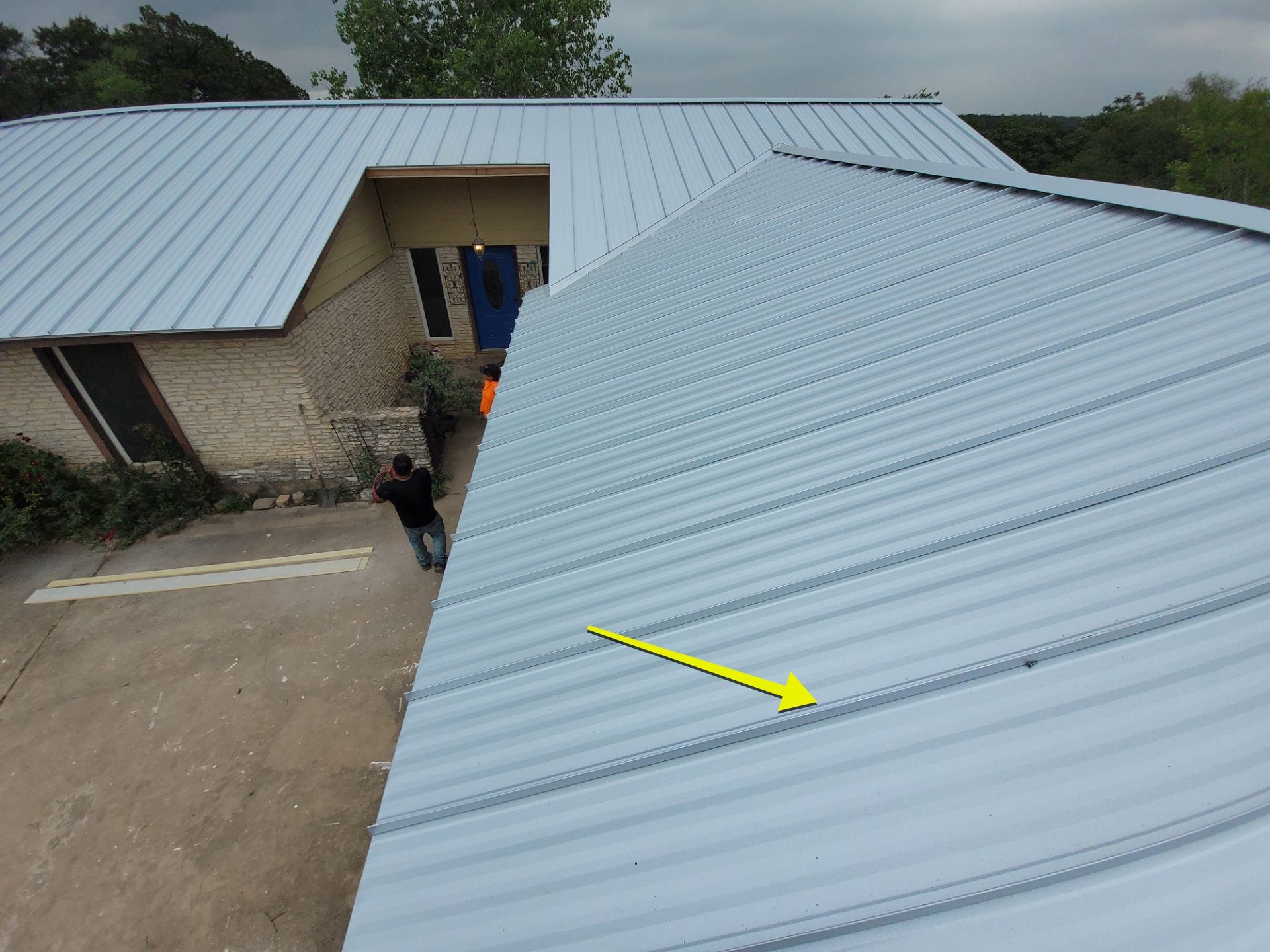 Galvalume Standing Seam offers a 45-year finish warranty! by Oakwood Roofing and Construction, LLC