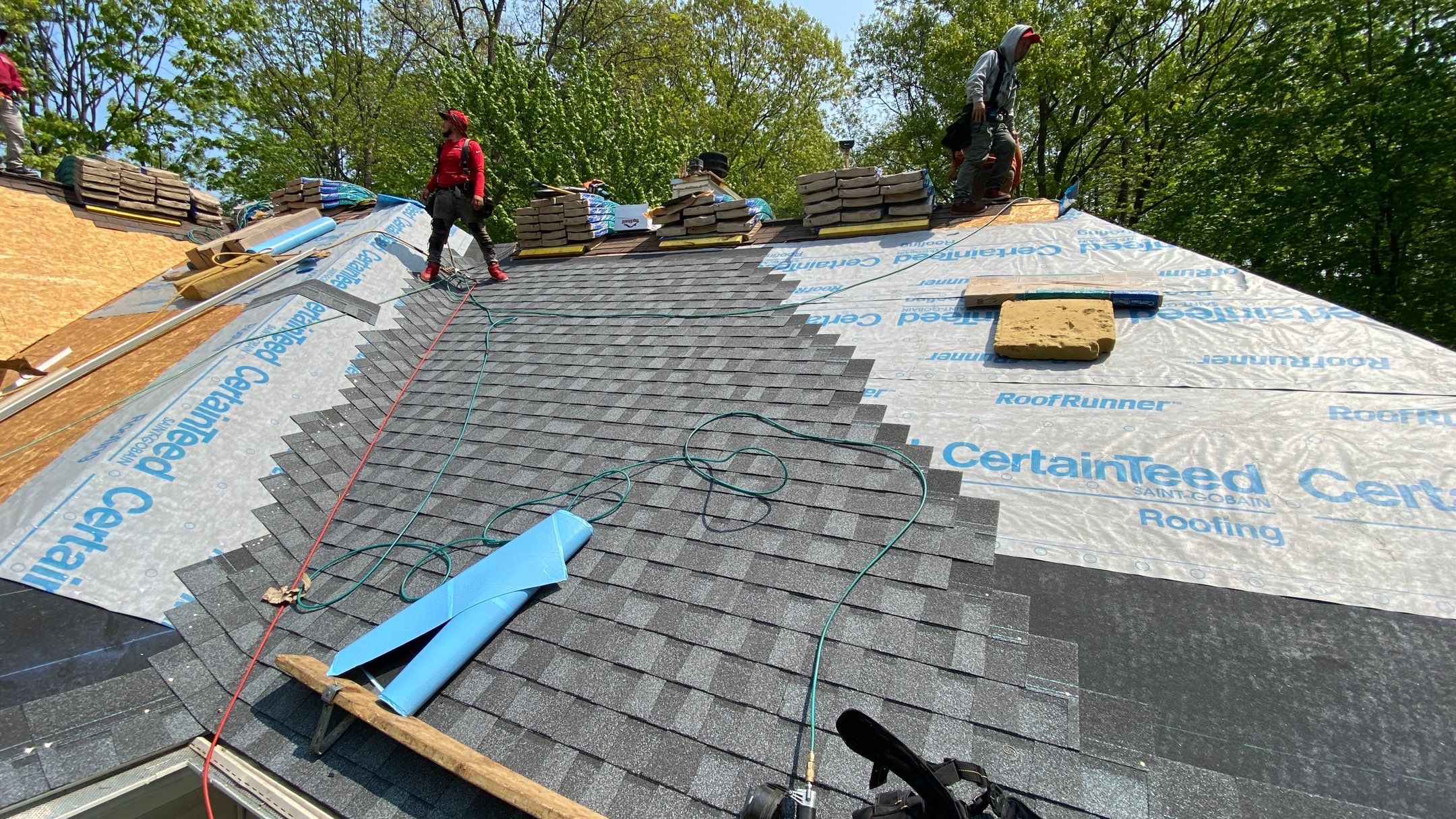 Roof Replacement using CertainTeed Landmark by 180 Contractors
