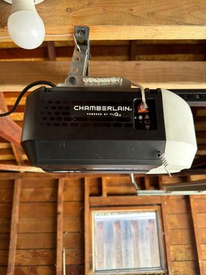 Chamberlain Garage Door Opener Replacement and Hardware Tuning in San Mateo
