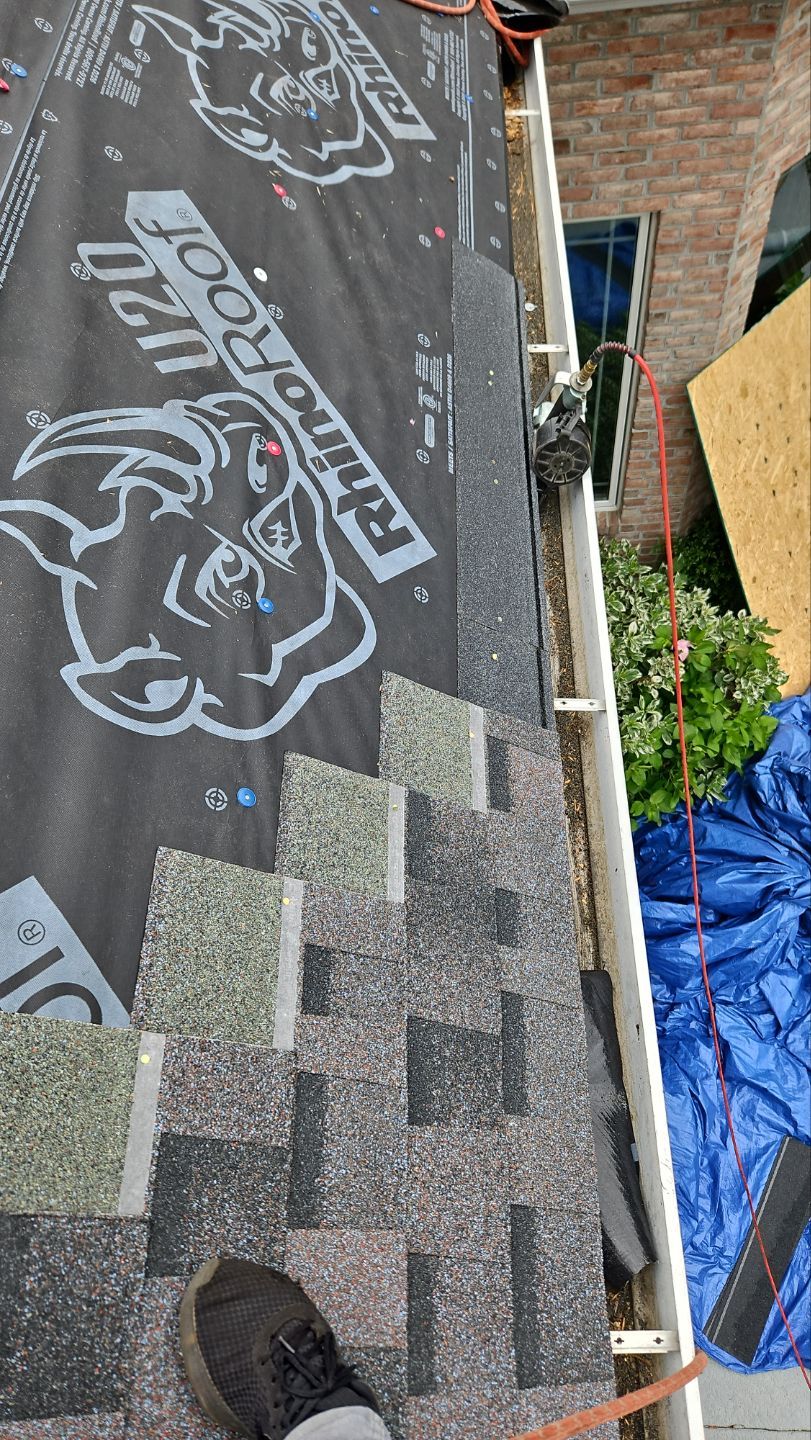 Residential Roofing Installation using Owens Corning Duration Midnight Plum by Indigo State Roofing