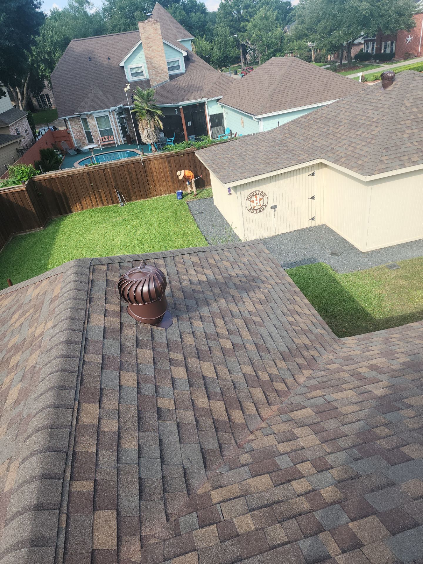 Residential Roofing Installation using Owen's Corning Duration (Lifetime) Shingles by Roof Repair Company