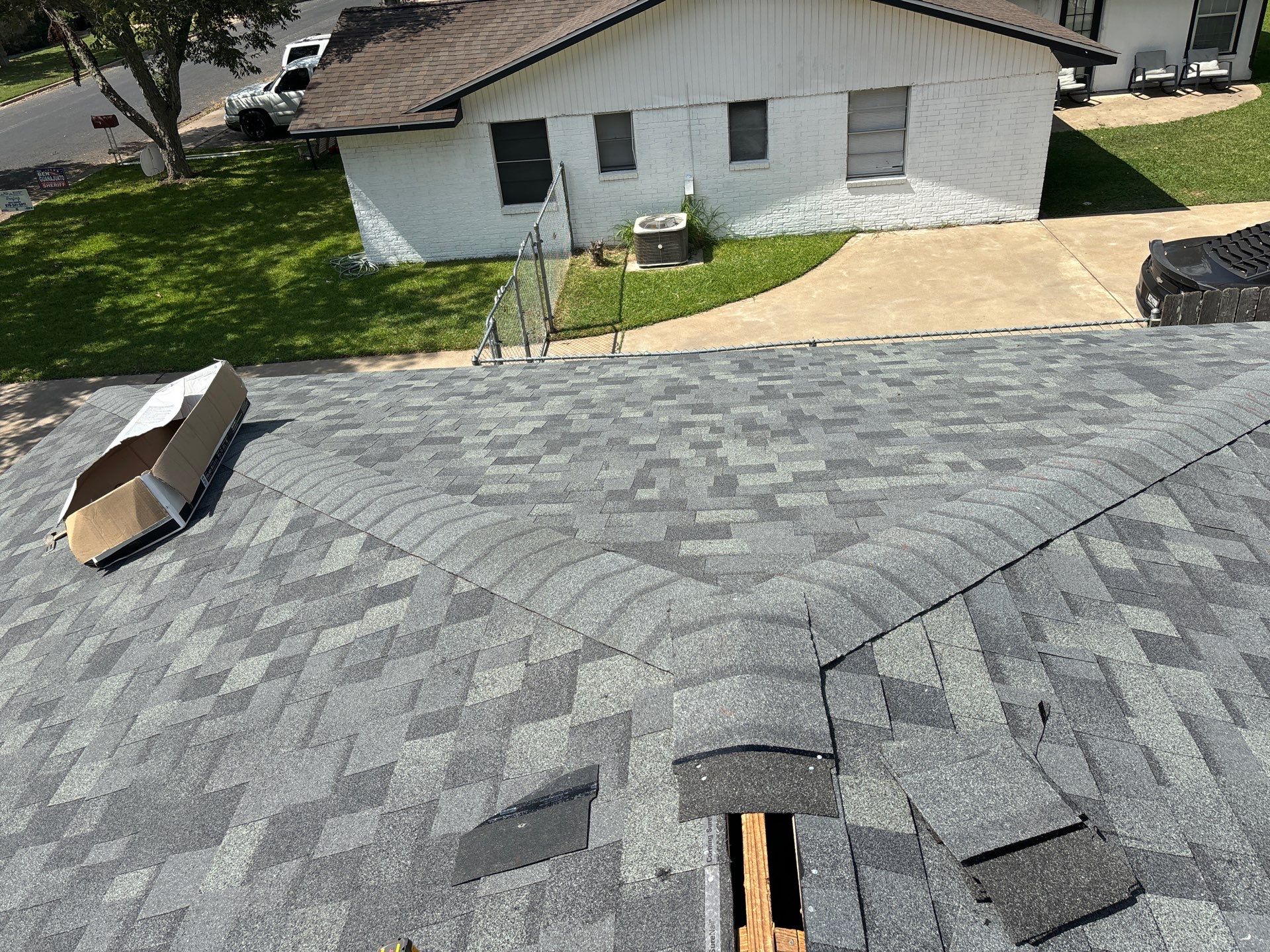 Residential Roofing Installation using Owen's Corning Duration (Lifetime) Shingles by Roof Repair Company